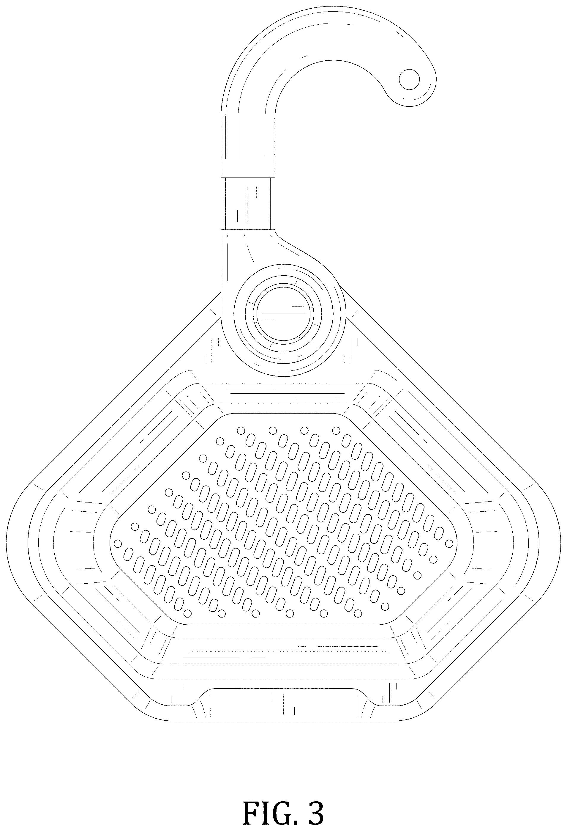 Patent USD1000594 Figure 3 – Sink strainer