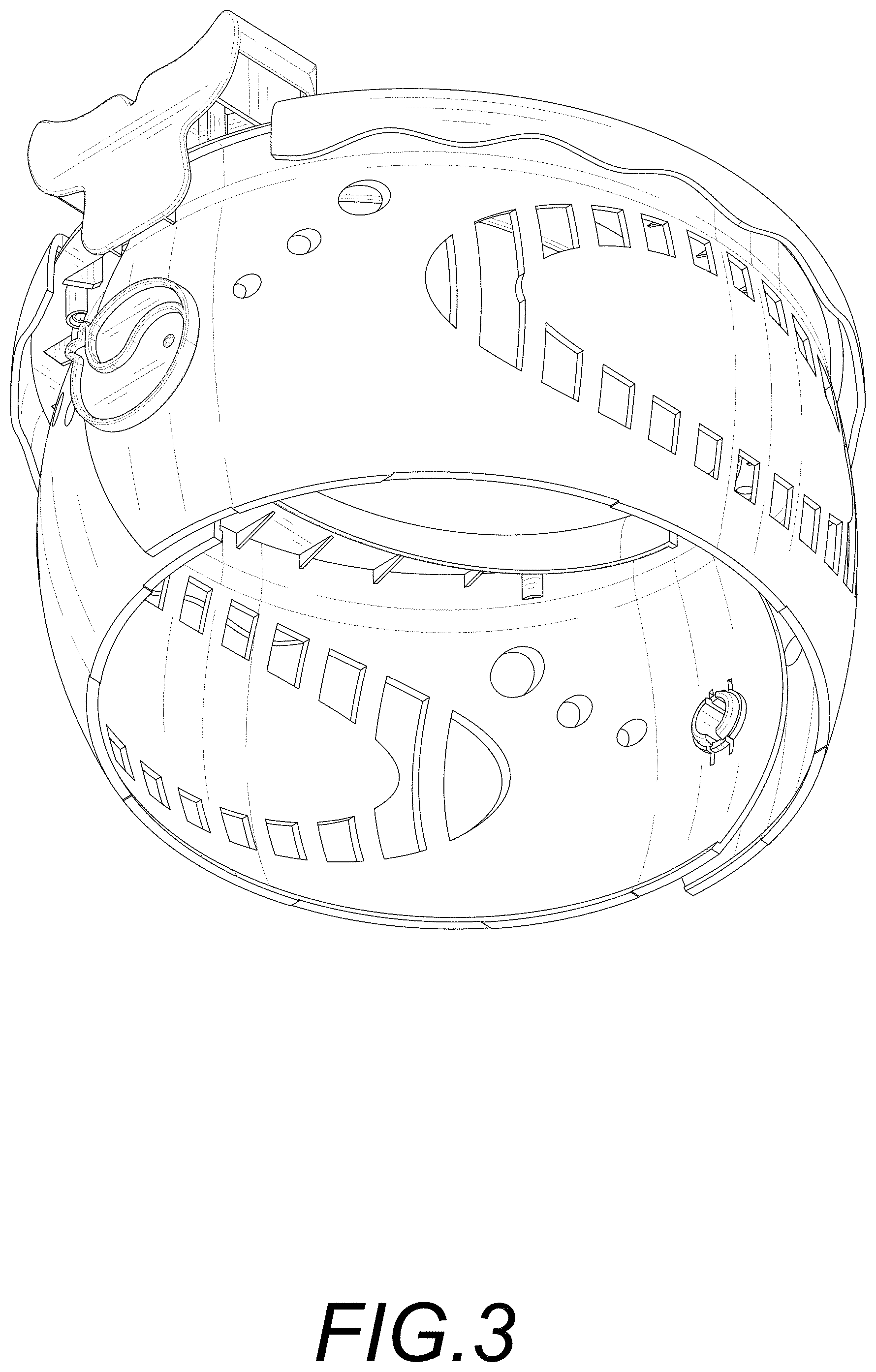 Patent USD1000595 Figure 3 – Children's toilet