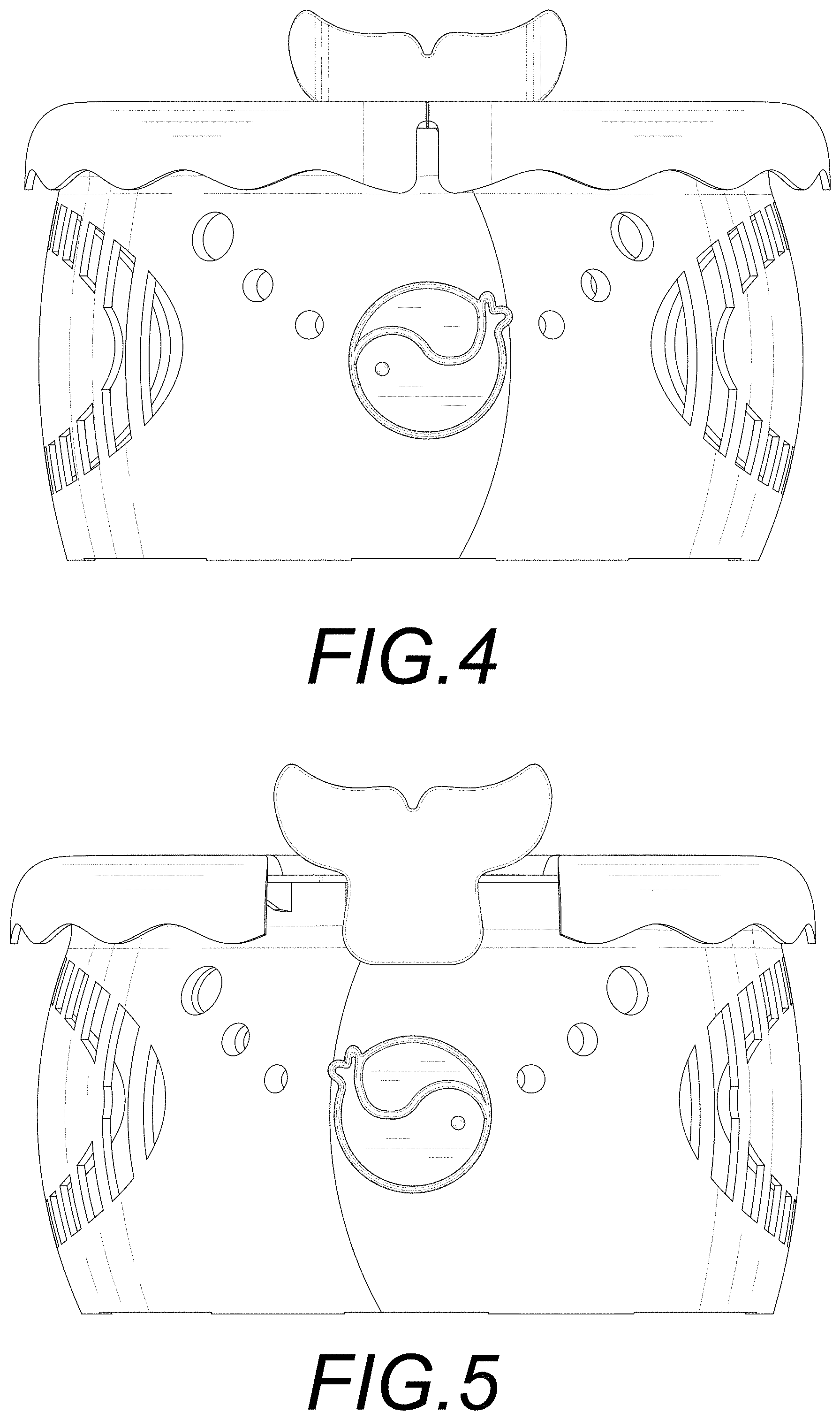 Patent USD1000595 Figure 4 – Children's toilet