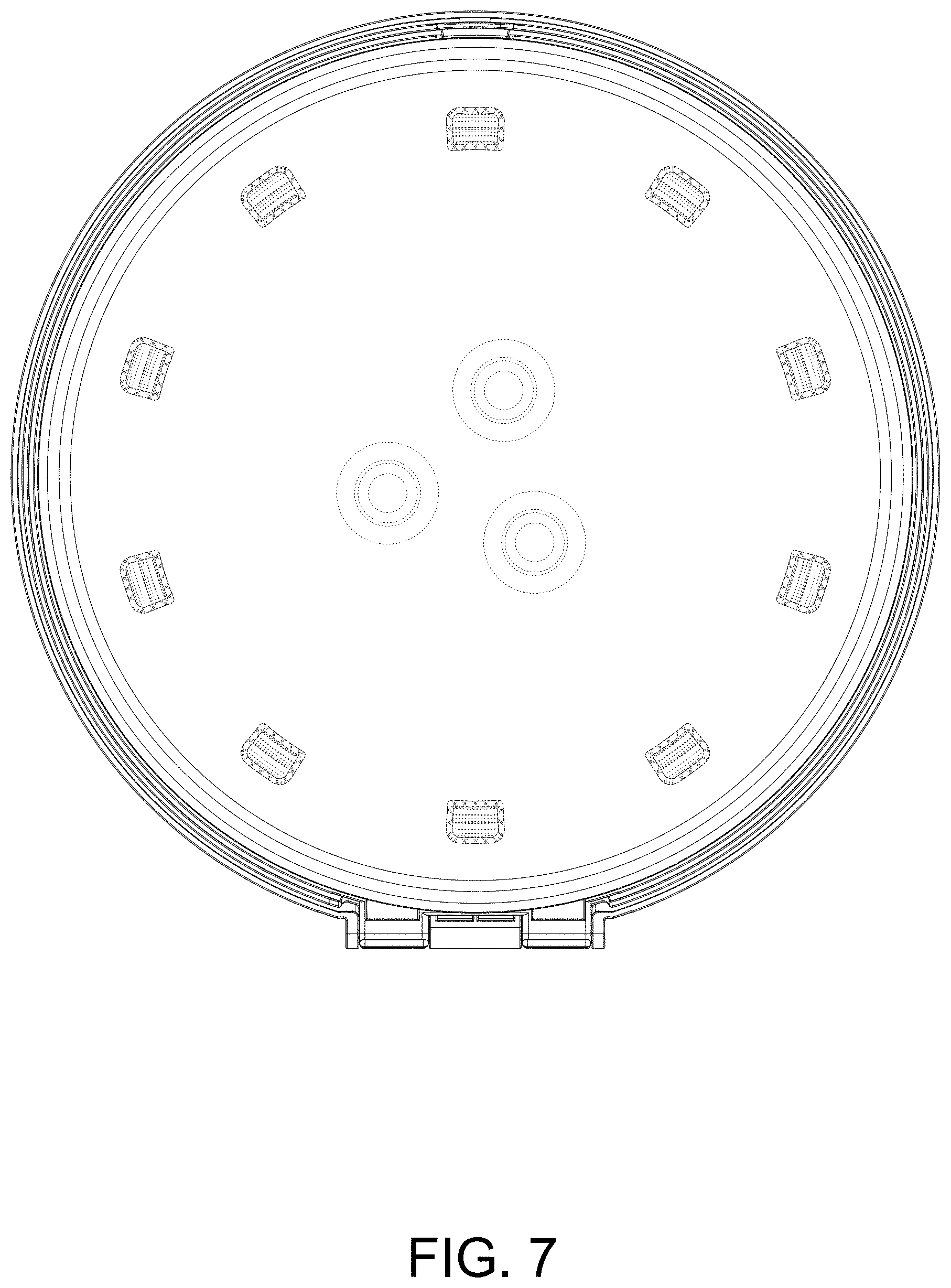 Patent USD1000596 Figure 7 – Portable toilet