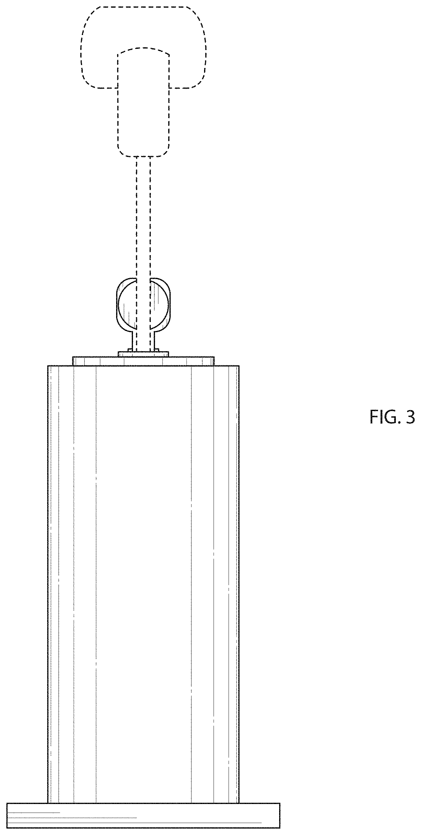 Patent USD1000597 Figure 3 – Portable urinal