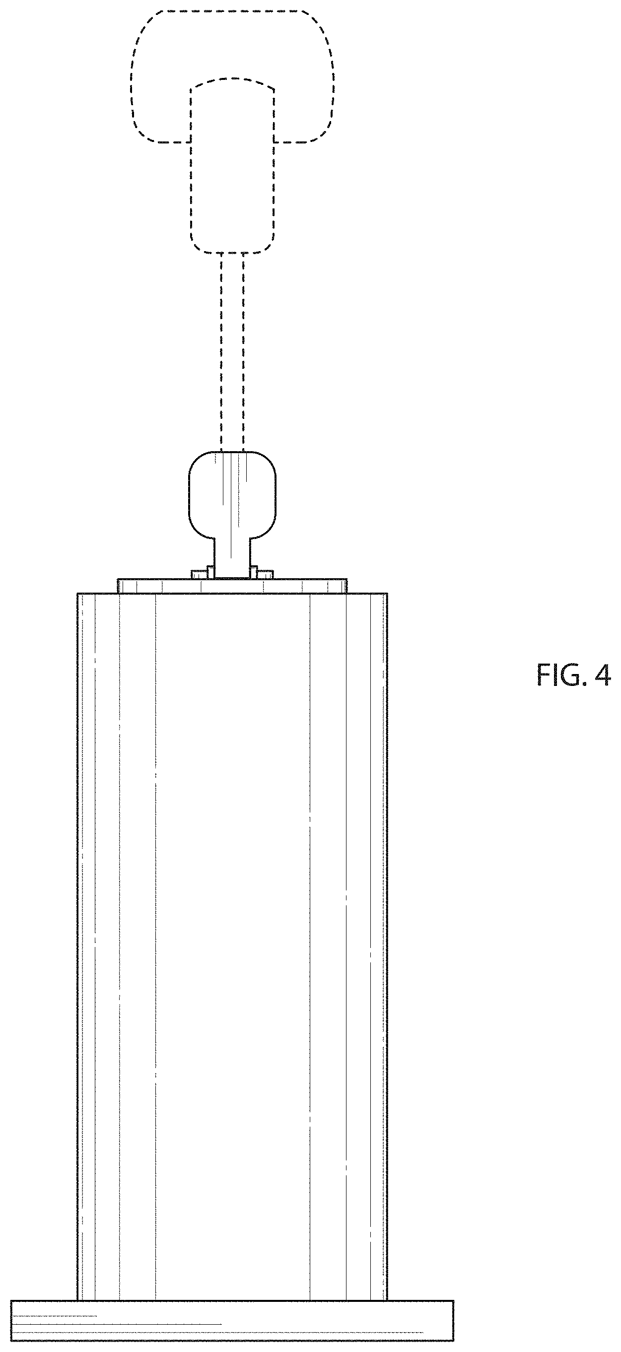 Patent USD1000597 Figure 4 – Portable urinal