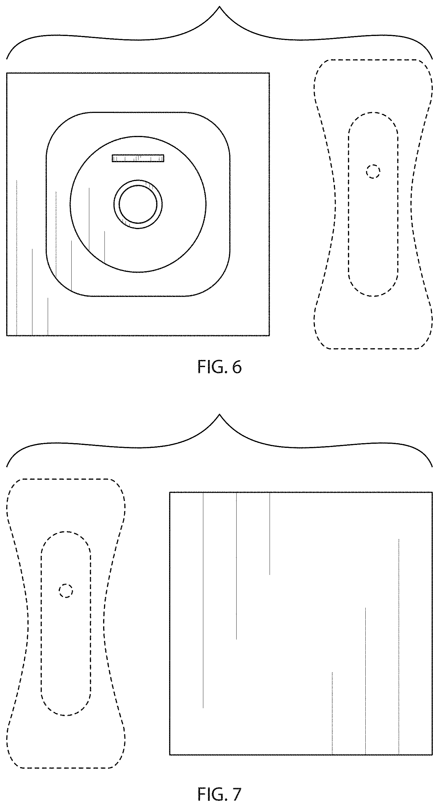 Patent USD1000597 Figure 6 – Portable urinal