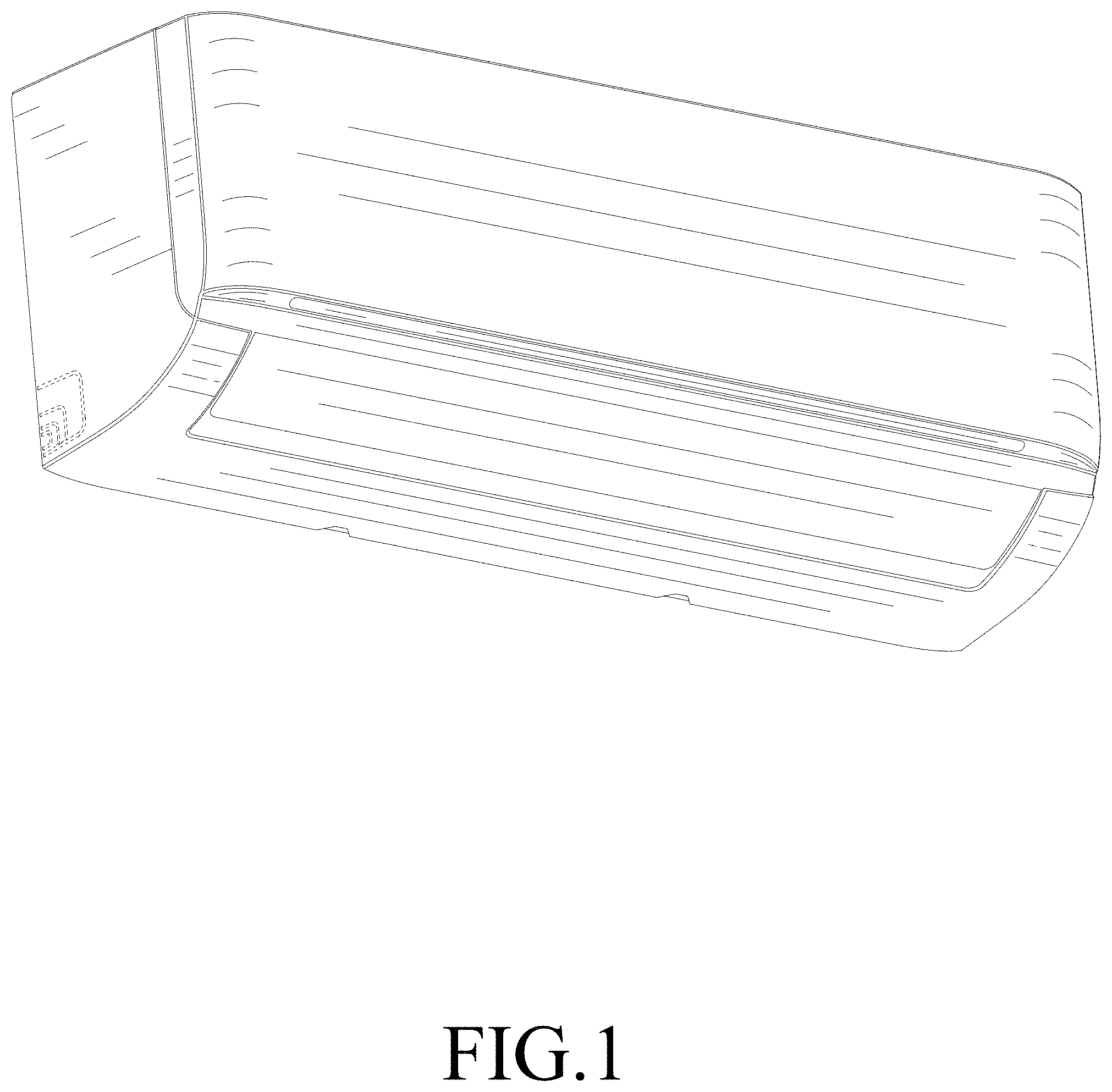 Patent USD1000598 Figure 1 – Air conditioner housing