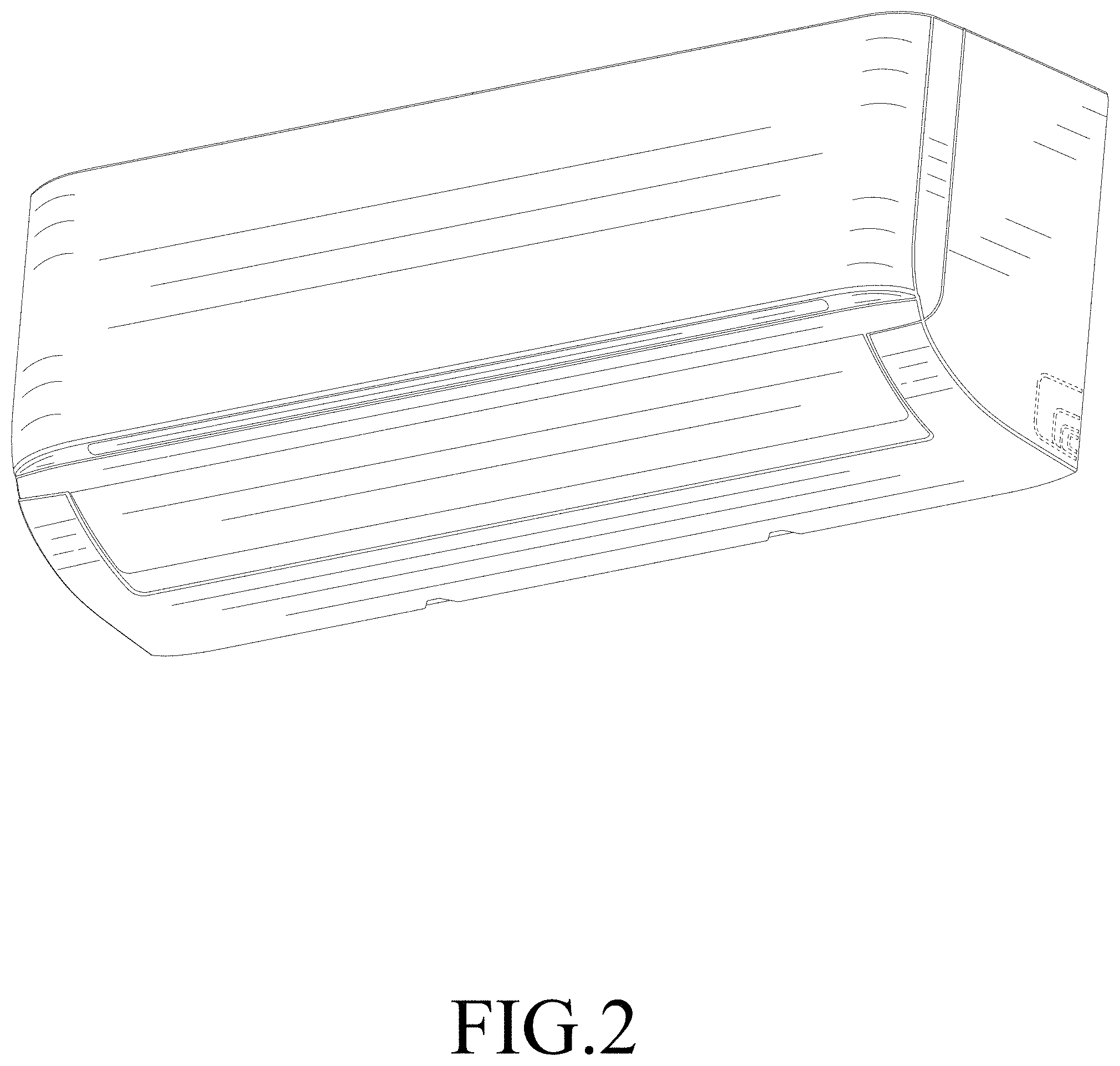Patent USD1000598 Figure 2 – Air conditioner housing
