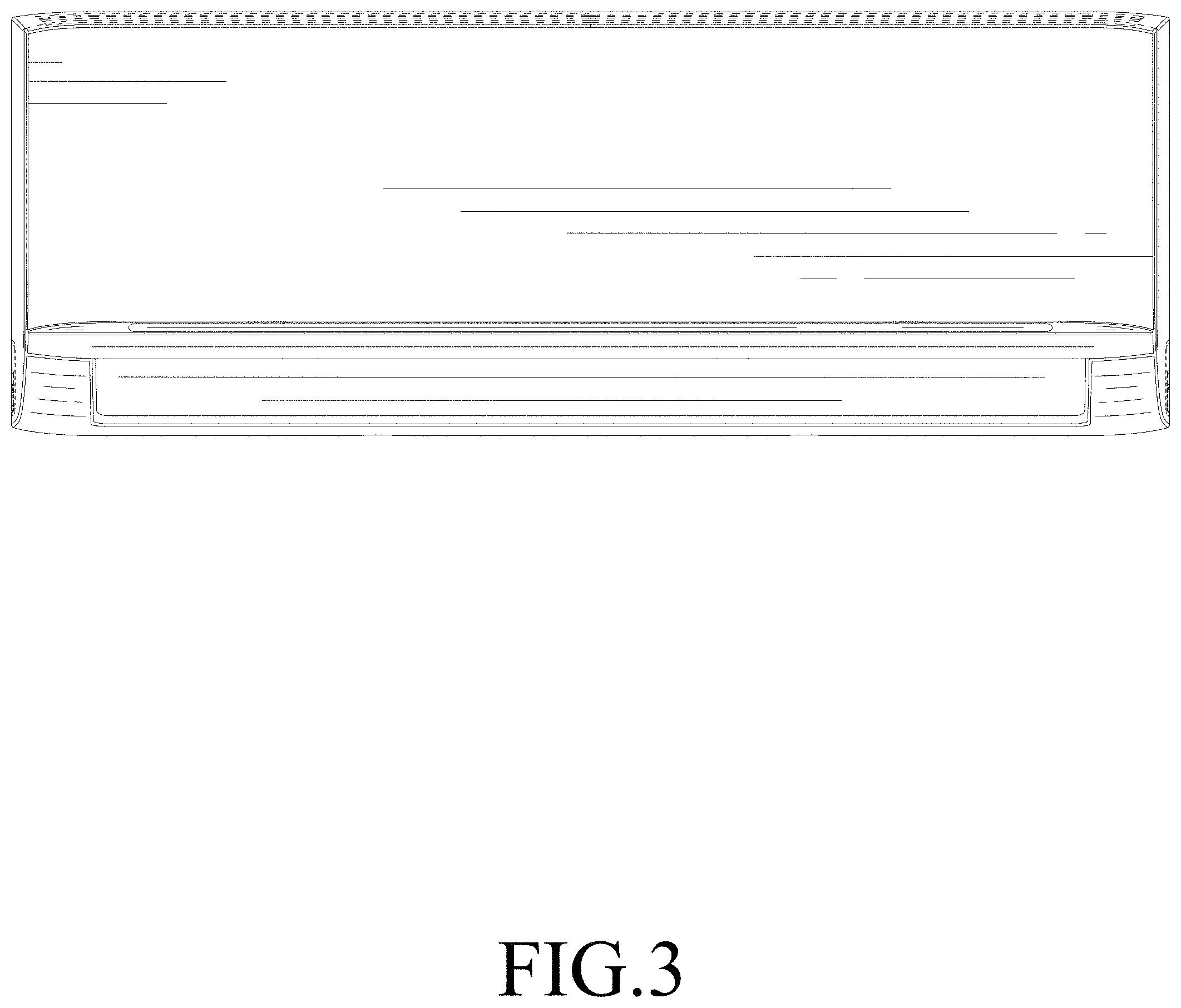 Patent USD1000598 Figure 3 – Air conditioner housing