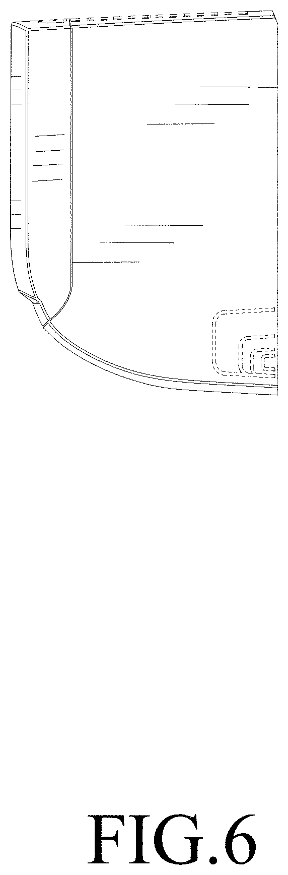 Patent USD1000598 Figure 6 – Air conditioner housing