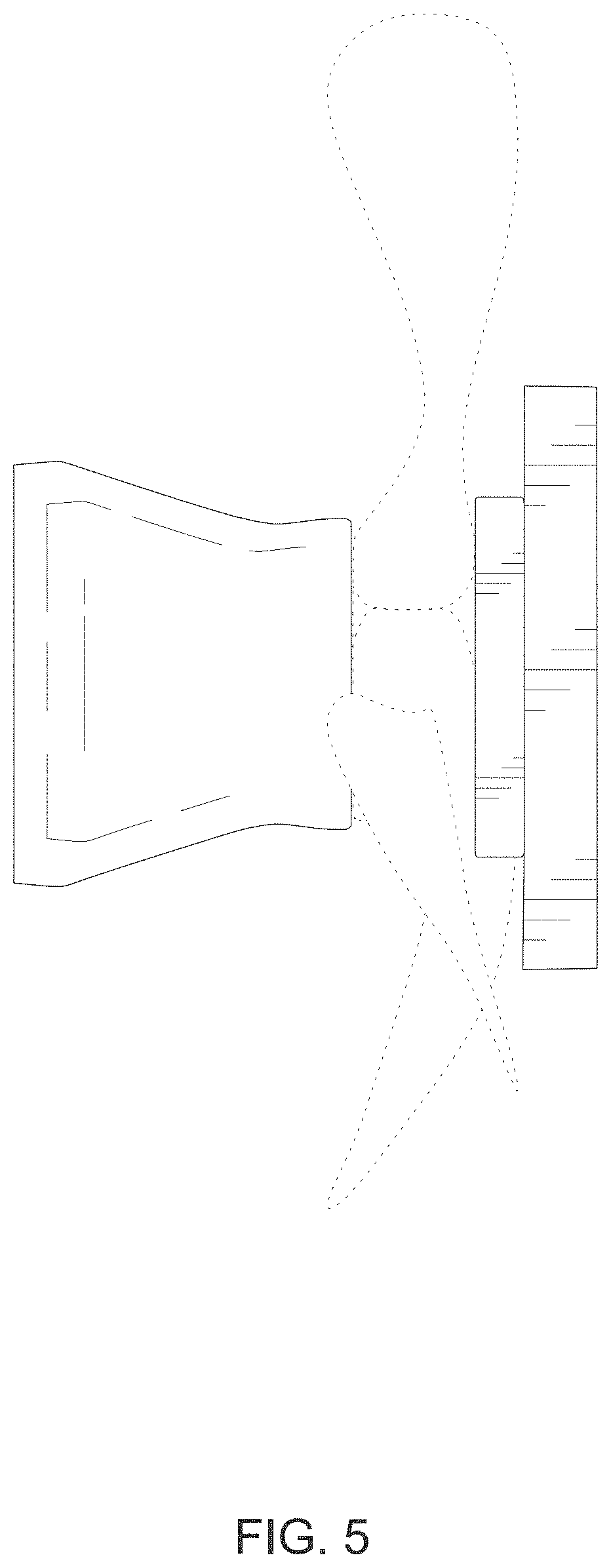 Patent USD1000601 Figure 5 – Ceiling fan with light