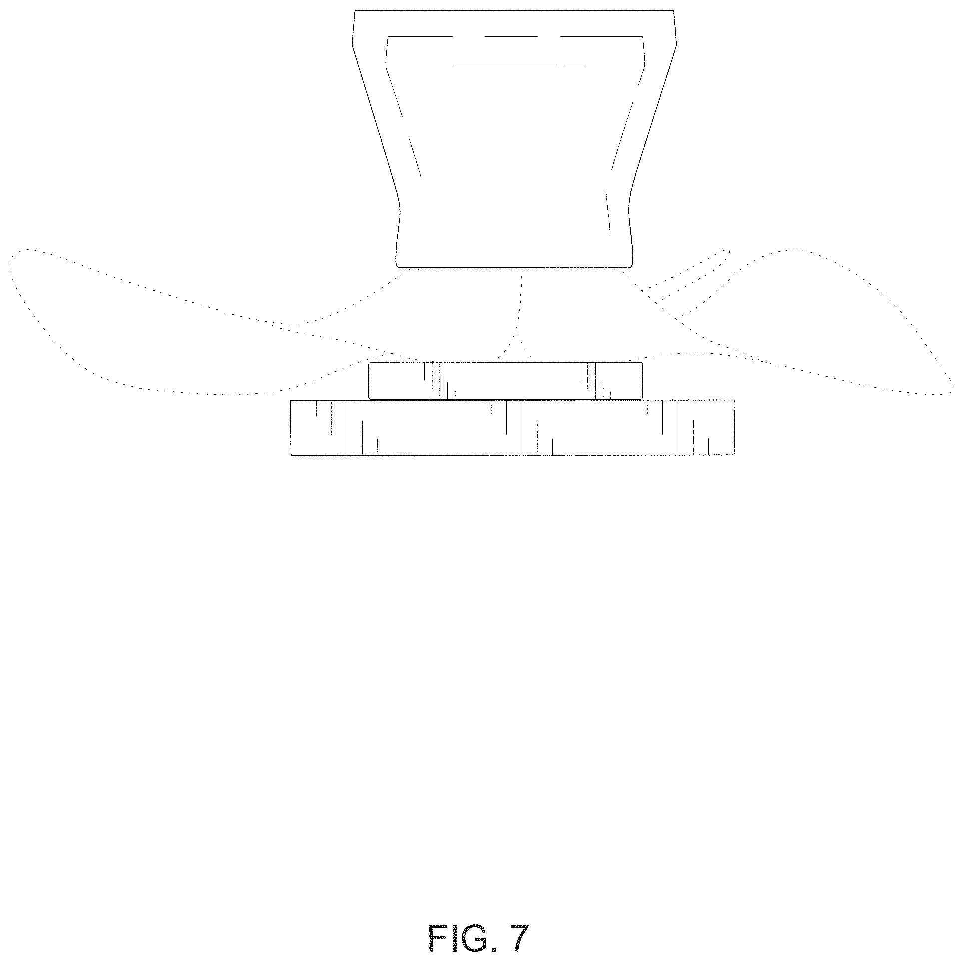 Patent USD1000601 Figure 7 – Ceiling fan with light