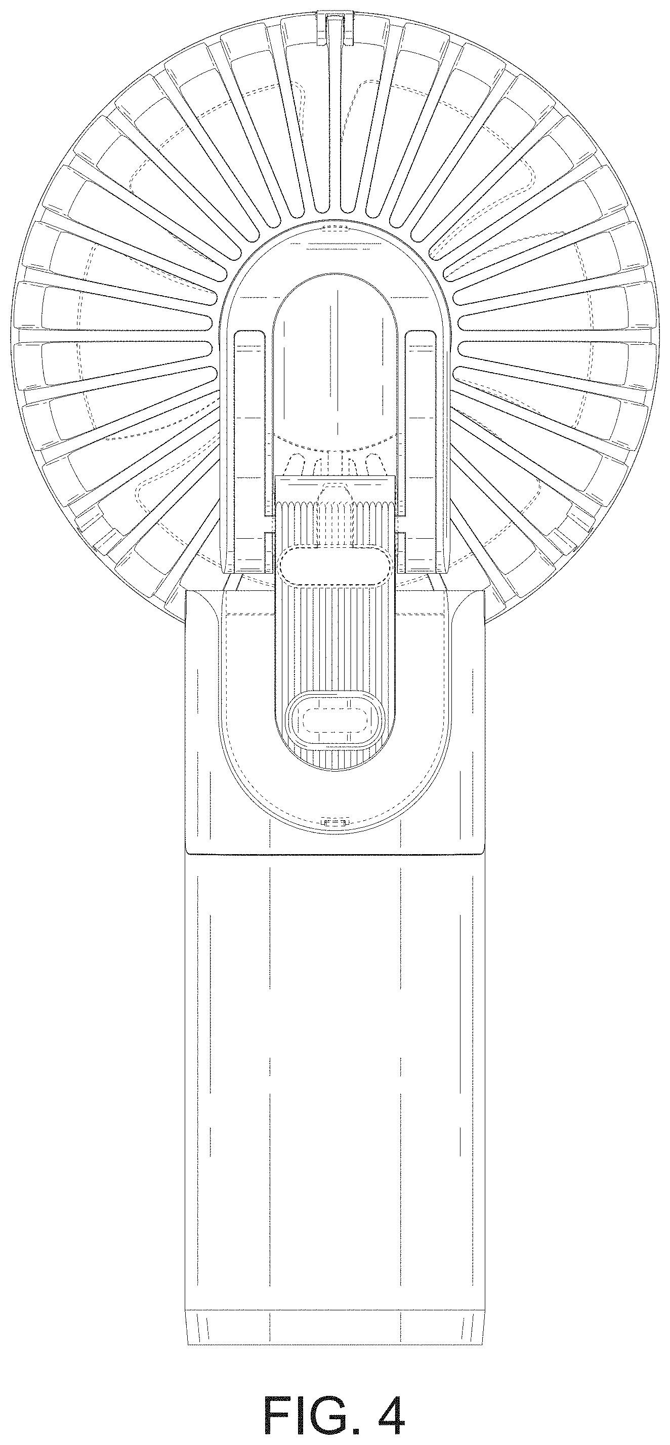 Patent USD1000602 Figure 4 – Handheld fan