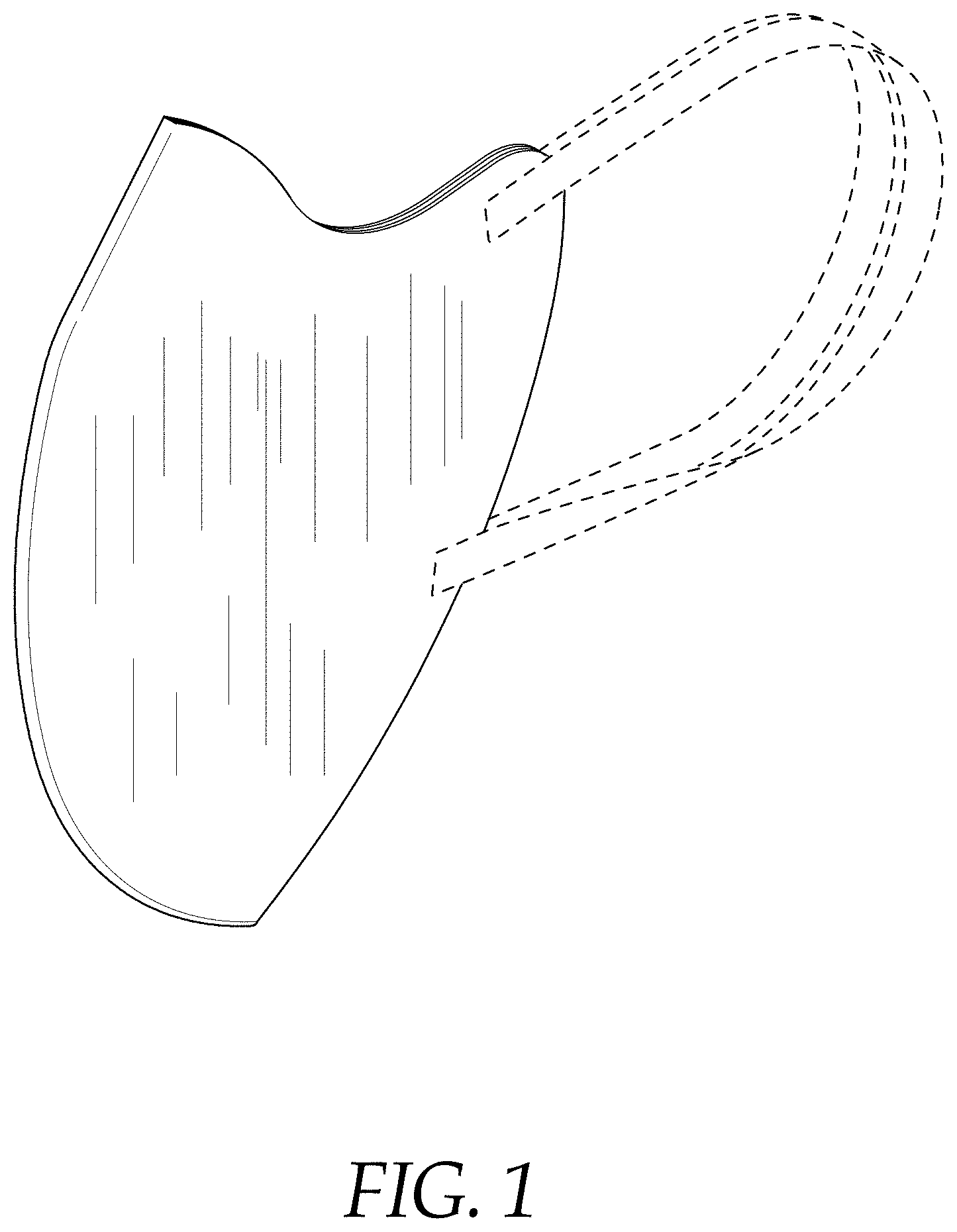 Patent USD1000603 Figure 1 – Mask