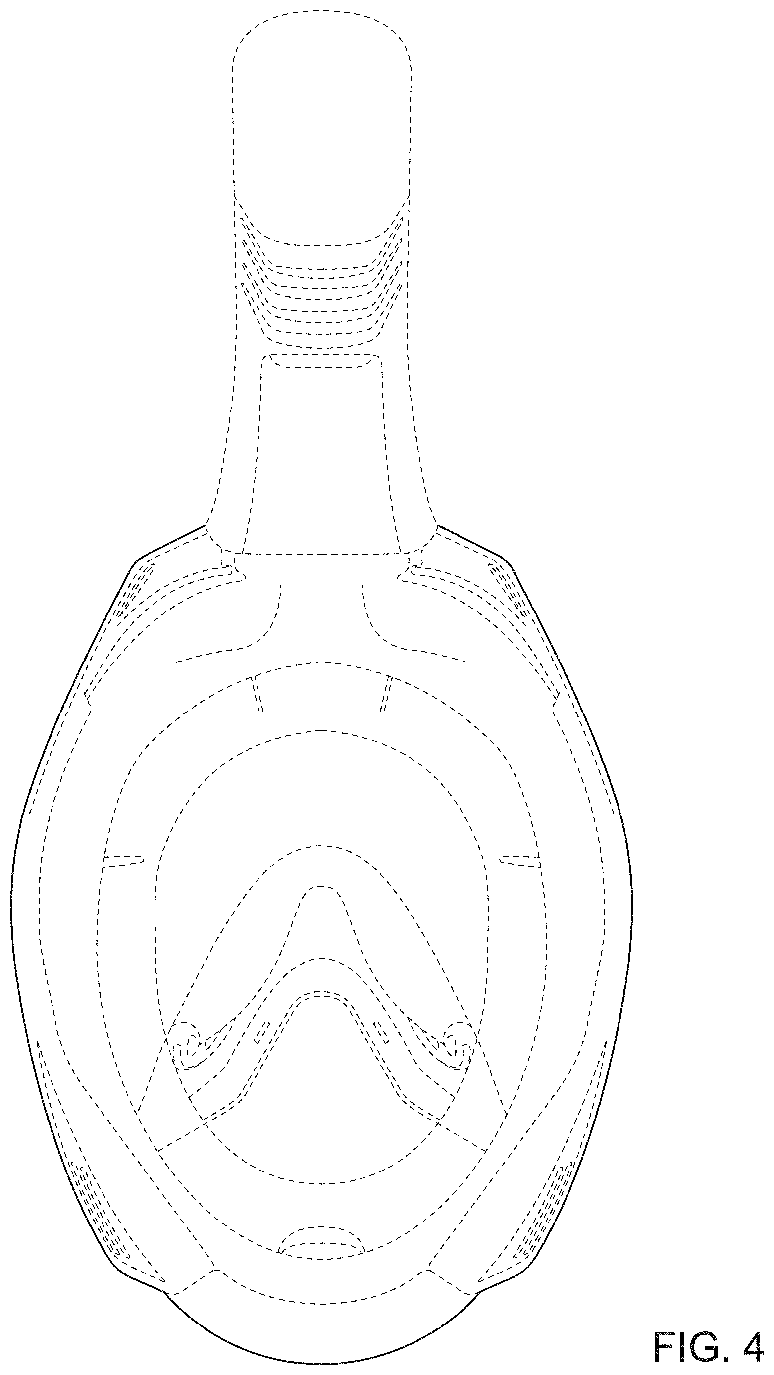 Patent USD1000604 Figure 4 – Snorkel mask