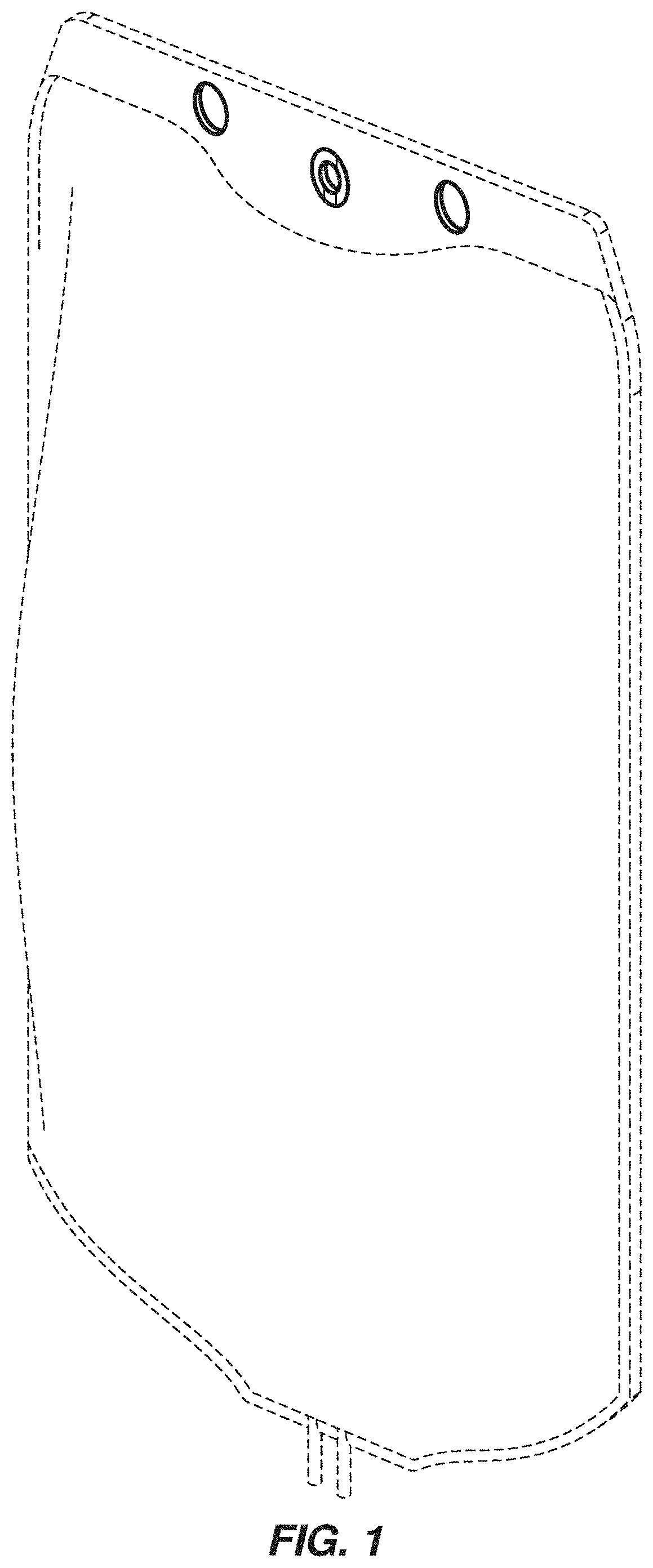 Patent USD1000607 Figure 1 – Flexible medical container