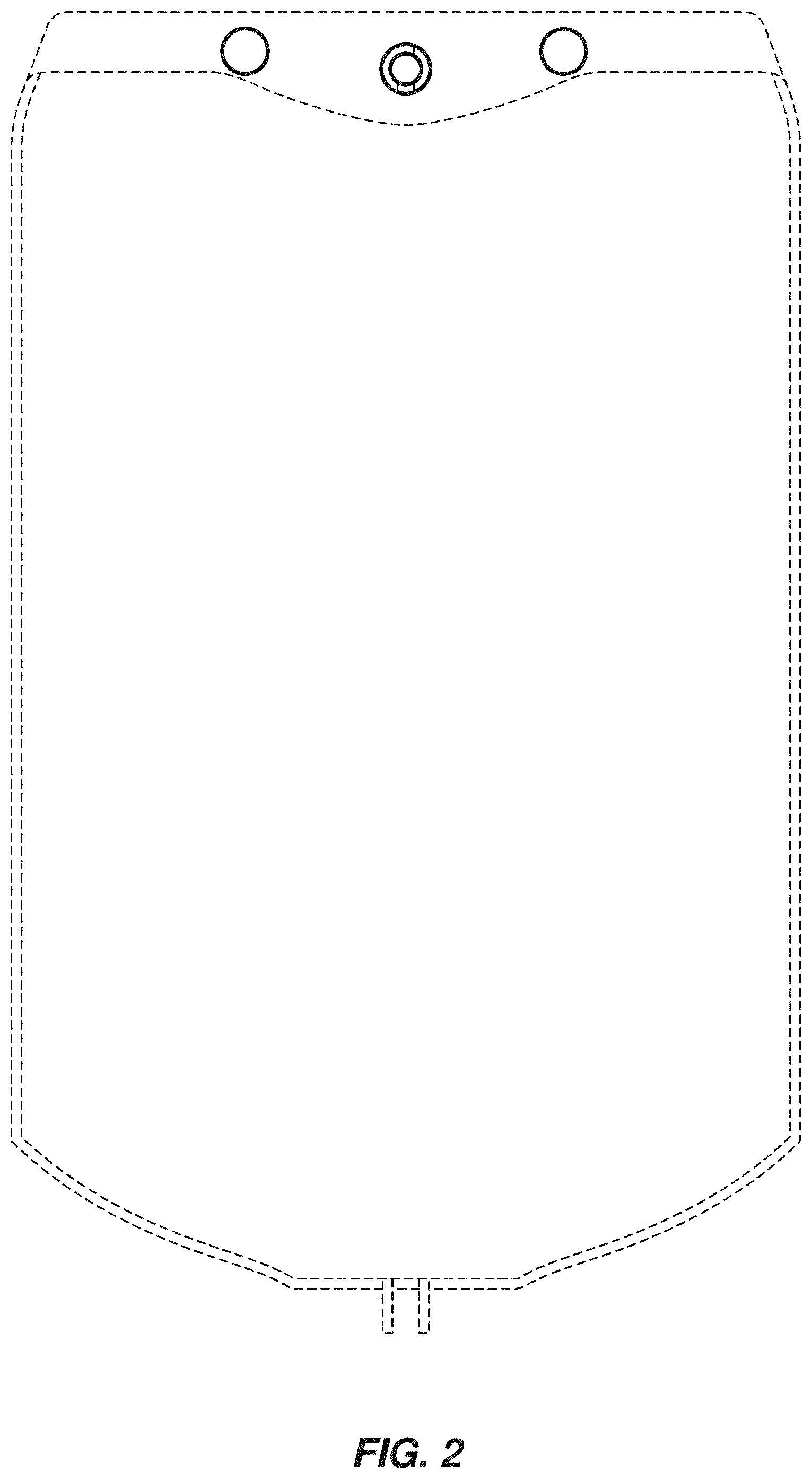 Patent USD1000607 Figure 2 – Flexible medical container
