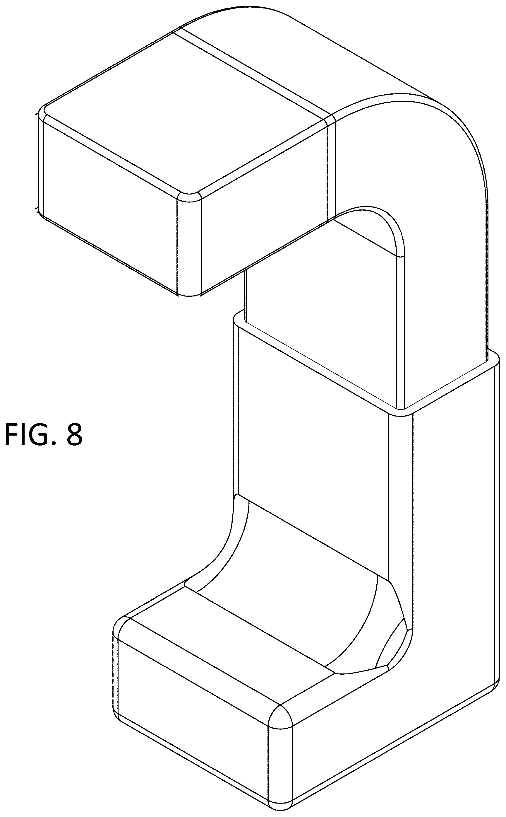 Patent USD1000615 Figure 8 – Column ultrasound machine