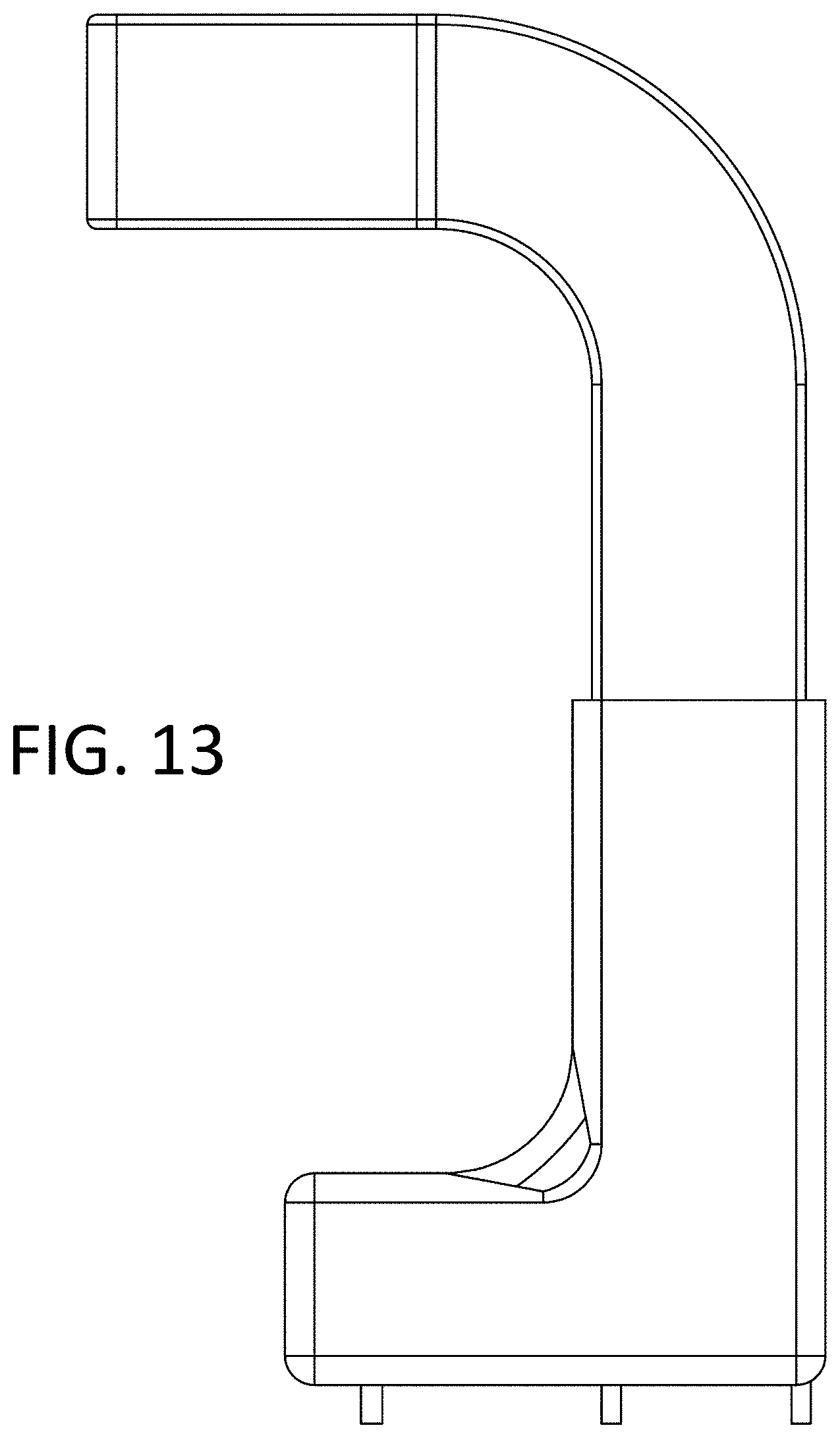 Patent USD1000615 Figure 13 – Column ultrasound machine