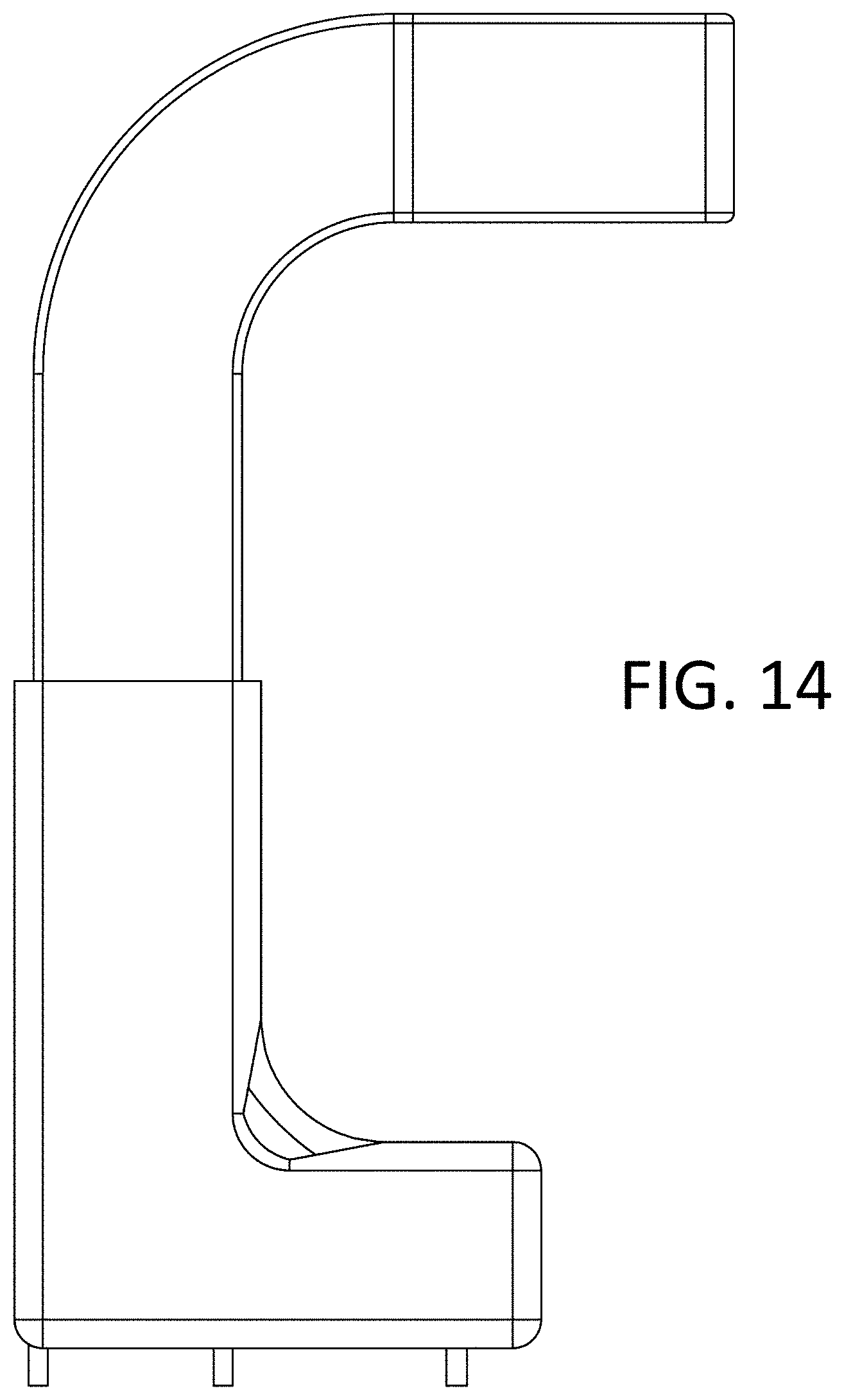 Patent USD1000615 Figure 14 – Column ultrasound machine