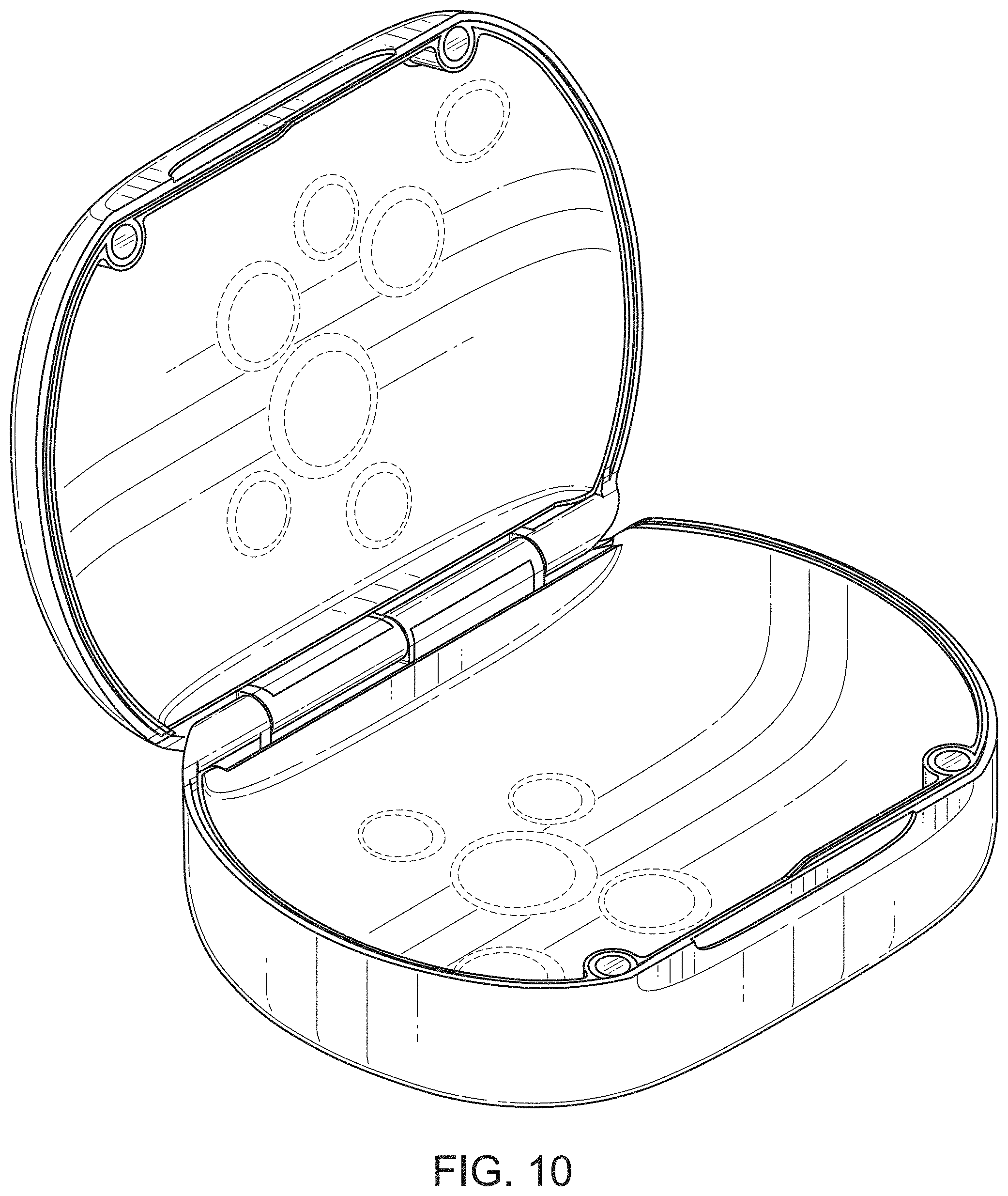 Patent USD1000616 Figure 10 – Case for dental apparatus