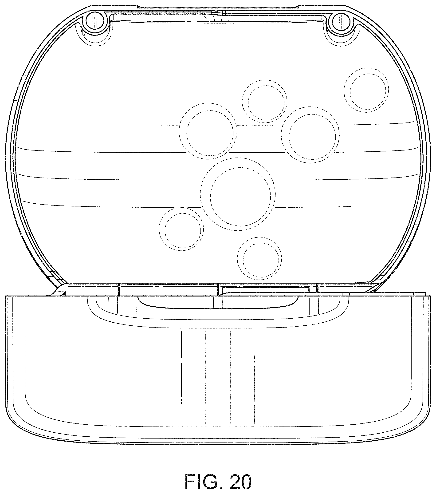Patent USD1000616 Figure 20 – Case for dental apparatus