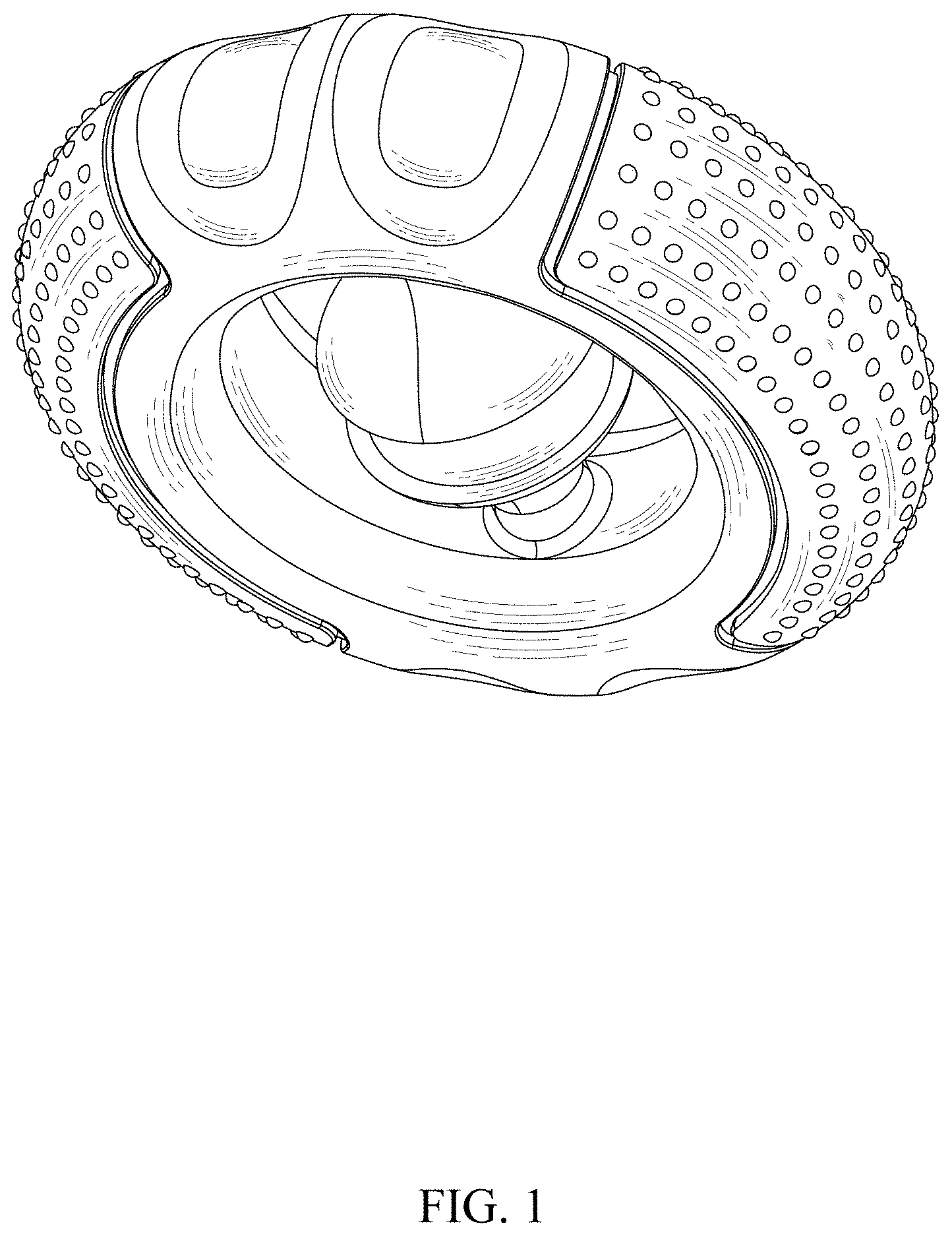 Patent USD1000620 Figure 1 – Stress reliever grip ring