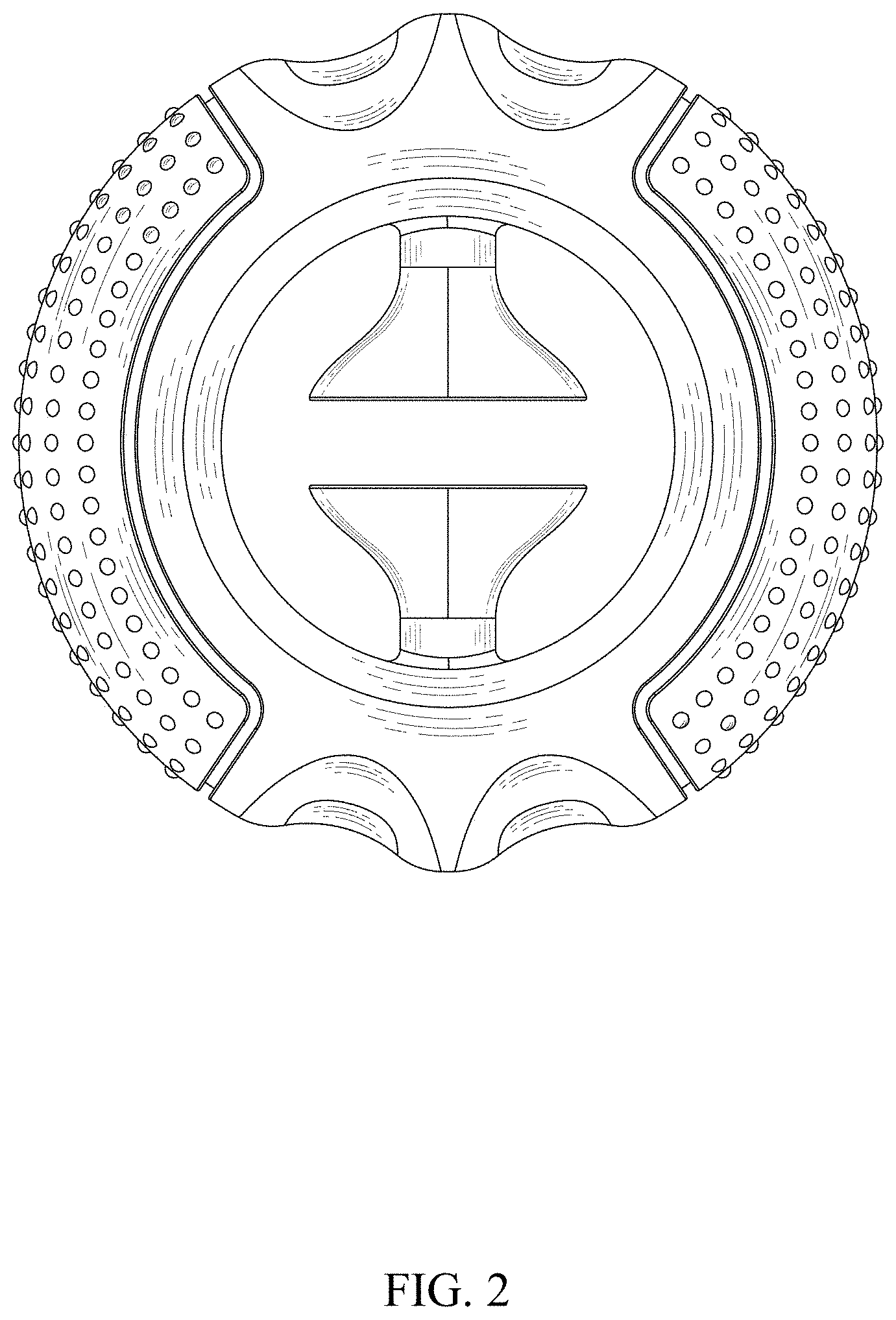 Patent USD1000620 Figure 2 – Stress reliever grip ring