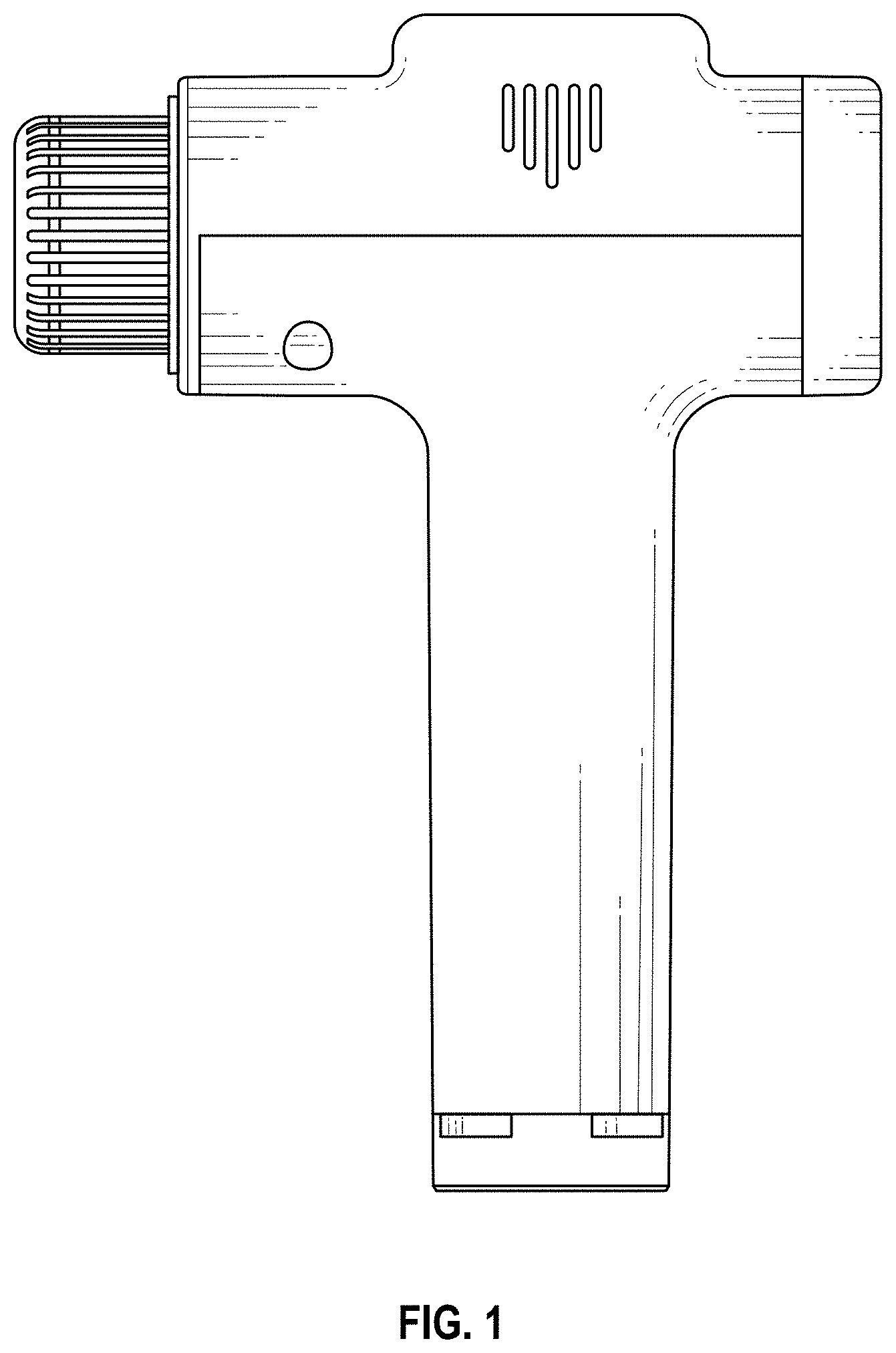 Patent USD1000626 Figure 1 – Percussive massage gun
