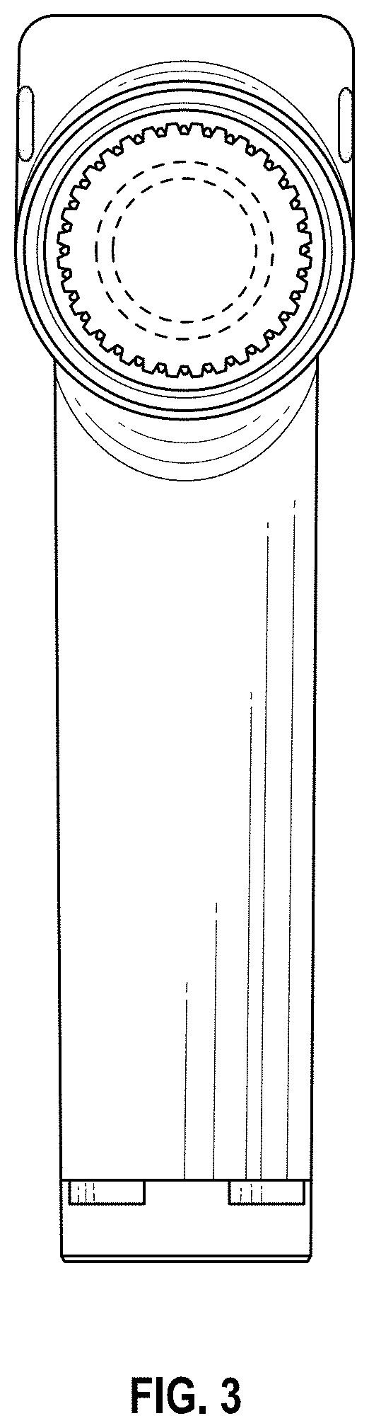 Patent USD1000626 Figure 3 – Percussive massage gun