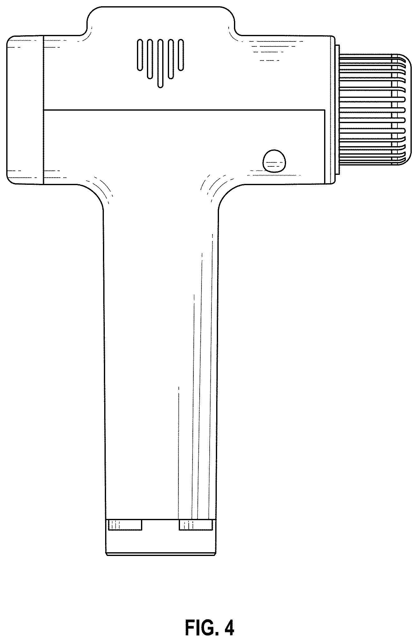 Patent USD1000626 Figure 4 – Percussive massage gun