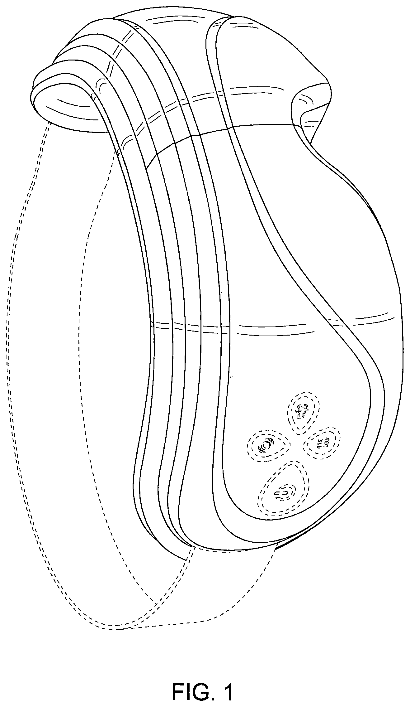 Patent USD1000627 Figure 1 – Eye massager
