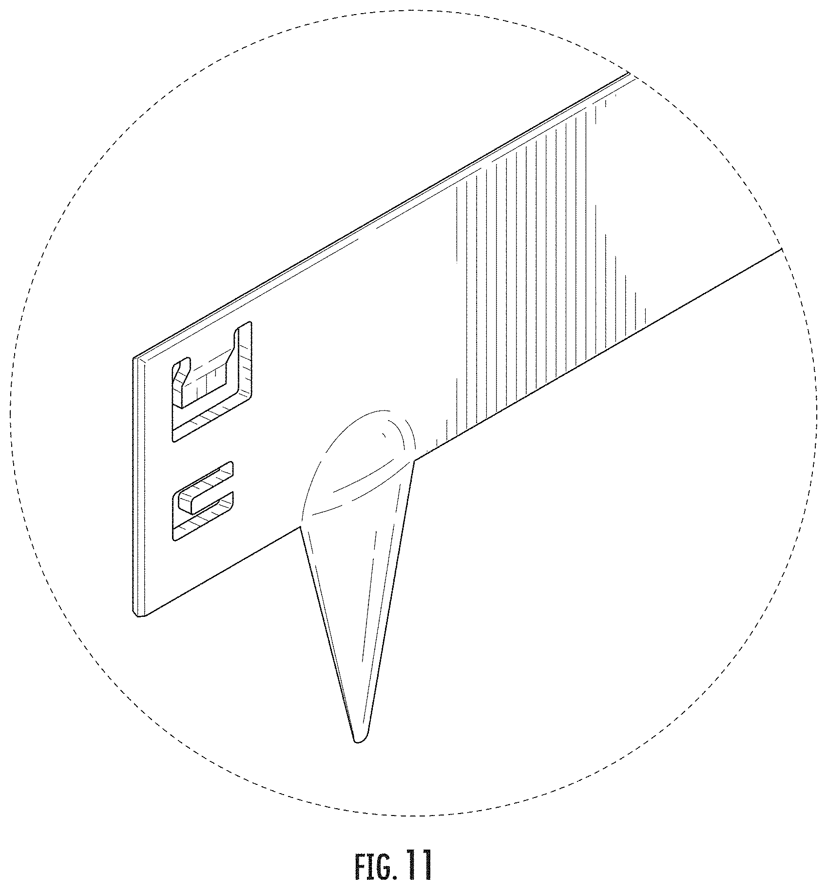 Patent USD1000644 Figure 8 – Spiked edging