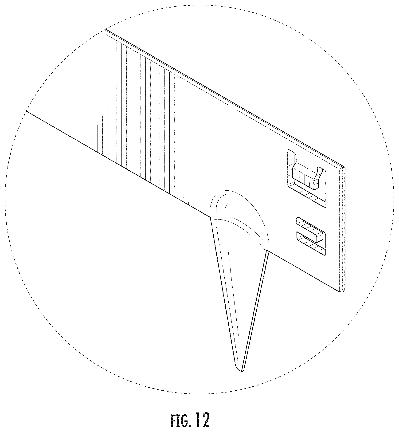 Patent USD1000644 Figure 9 – Spiked edging