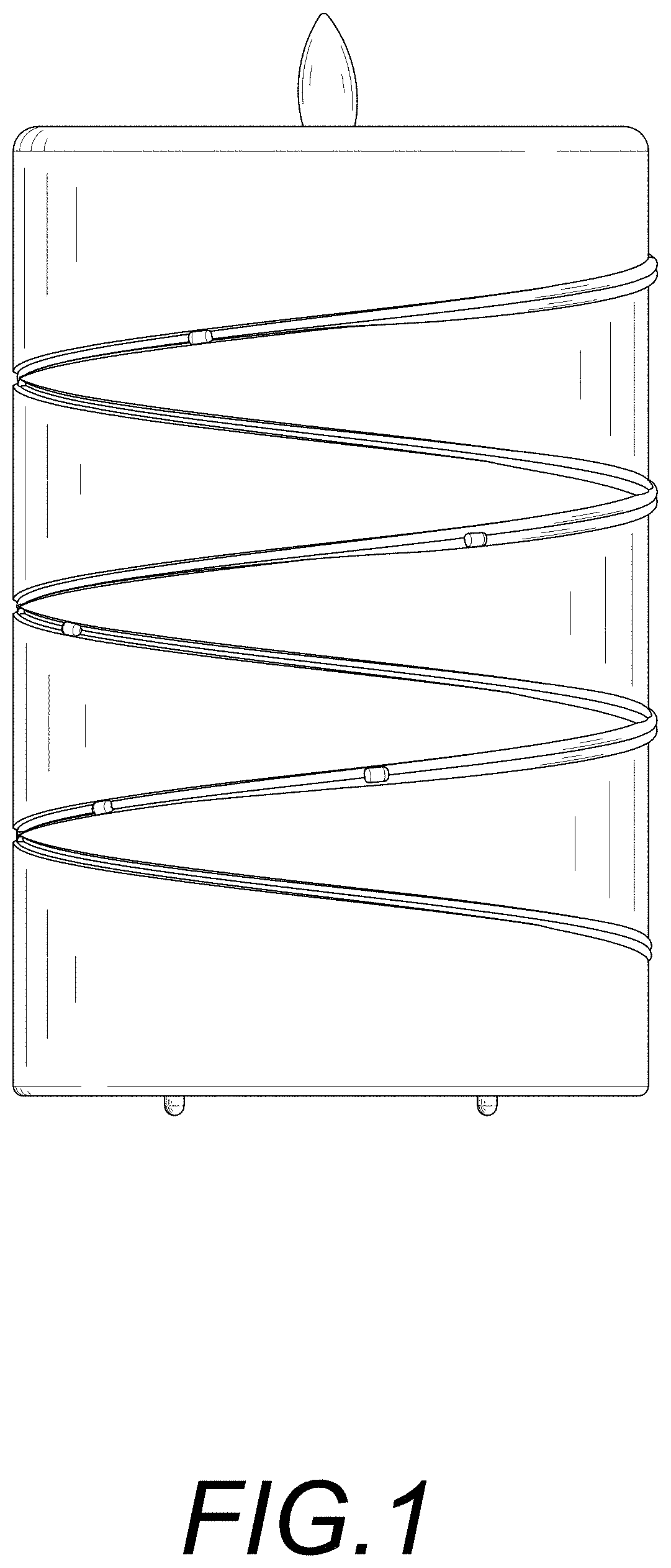 Patent USD1000645 — Candle light — Figure 1