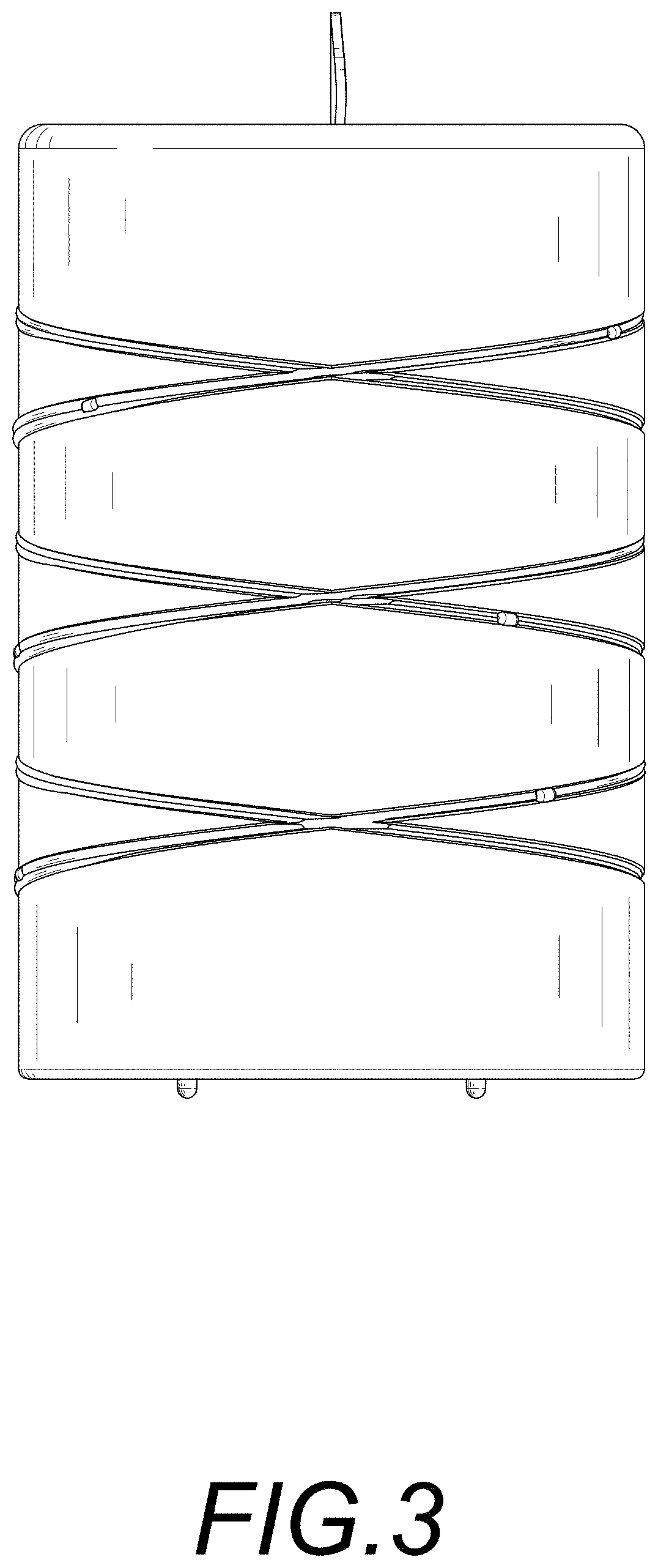 Patent USD1000645 Figure 3 – Candle light