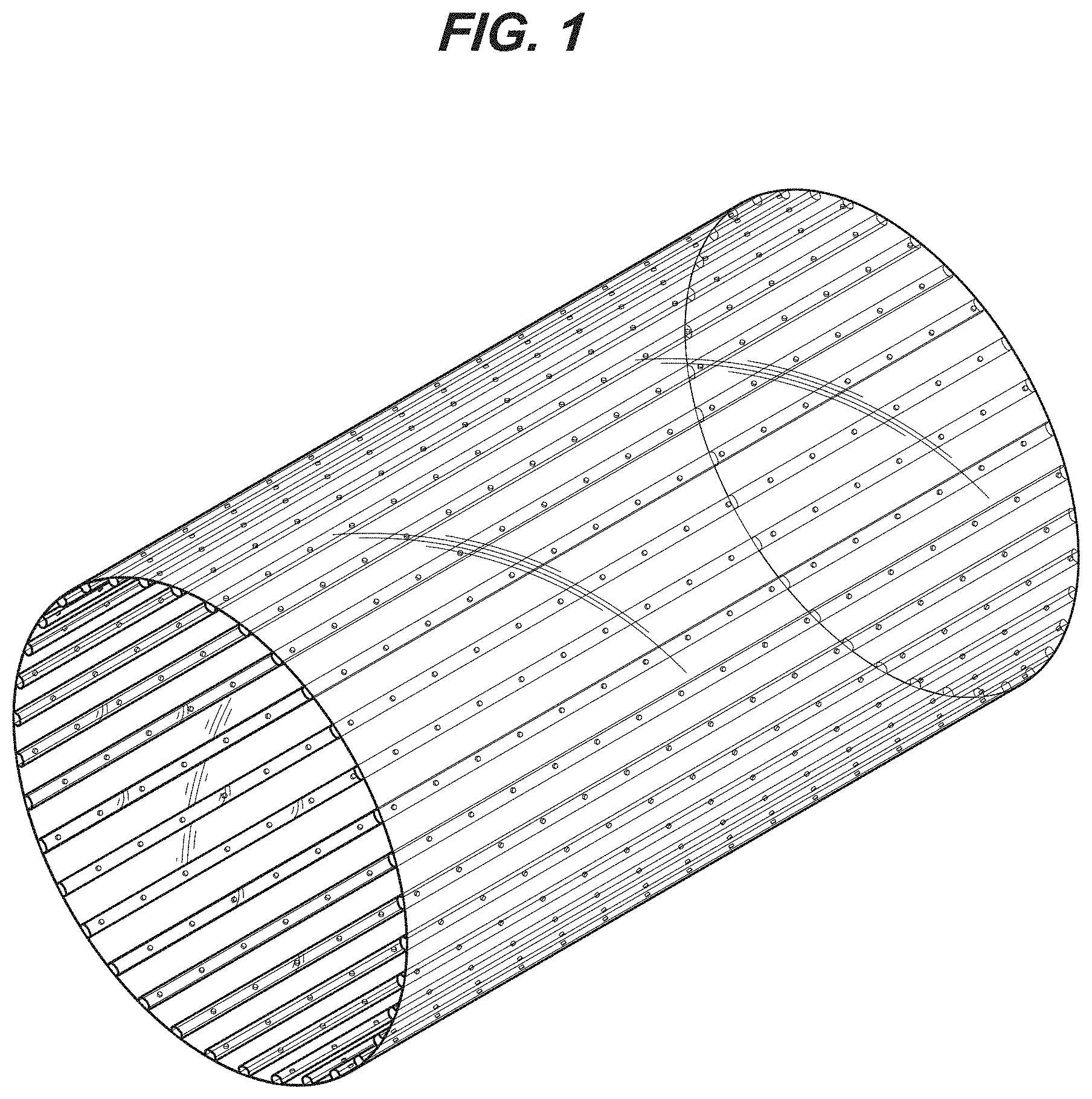 Patent USD1000646 Figure 1 – Tube having embedded LED lights
