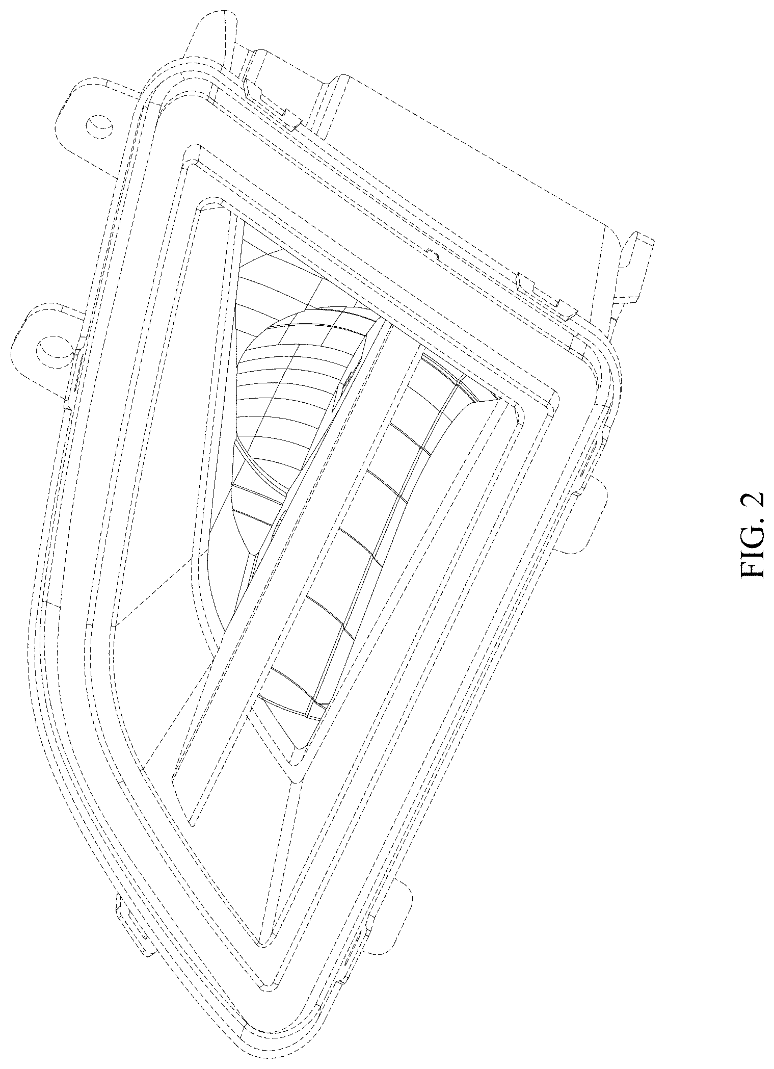 Patent USD1000650 Figure 2 – Fog light