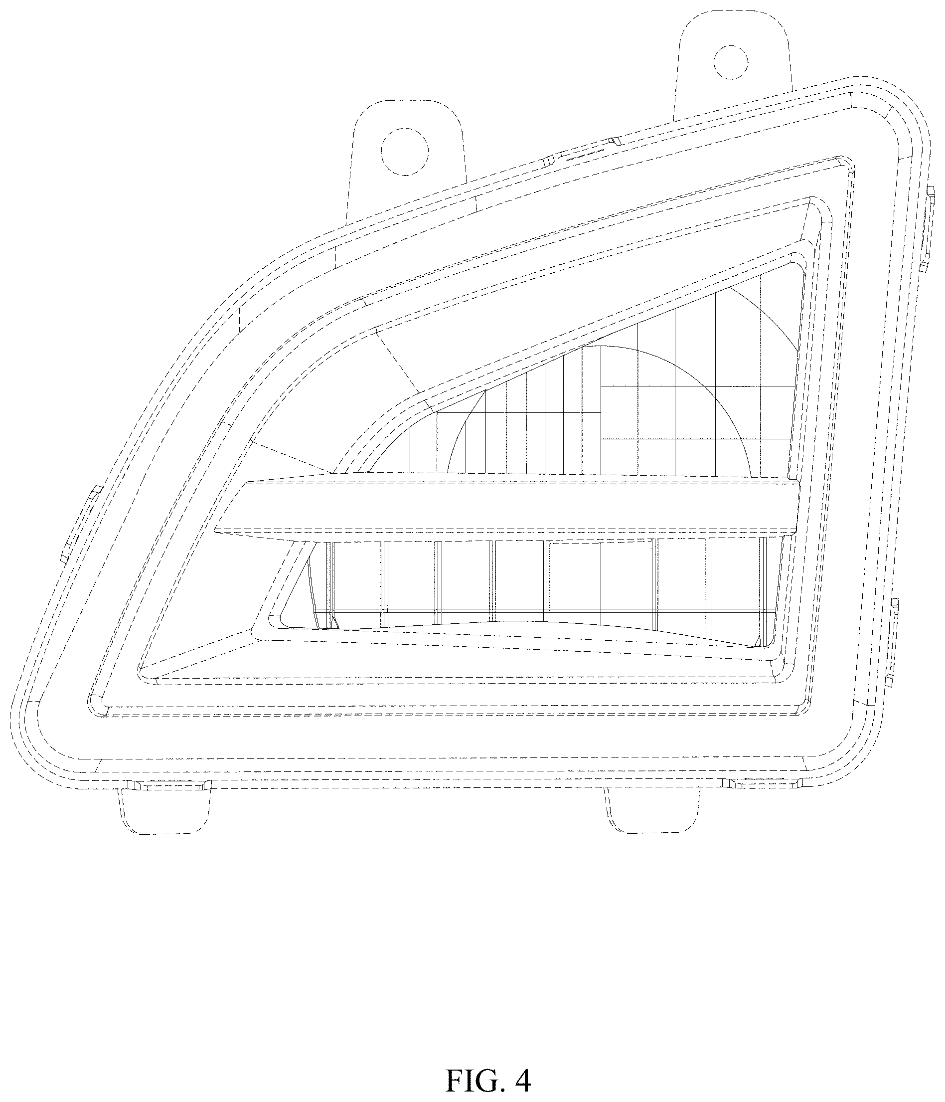 Patent USD1000650 Figure 4 – Fog light