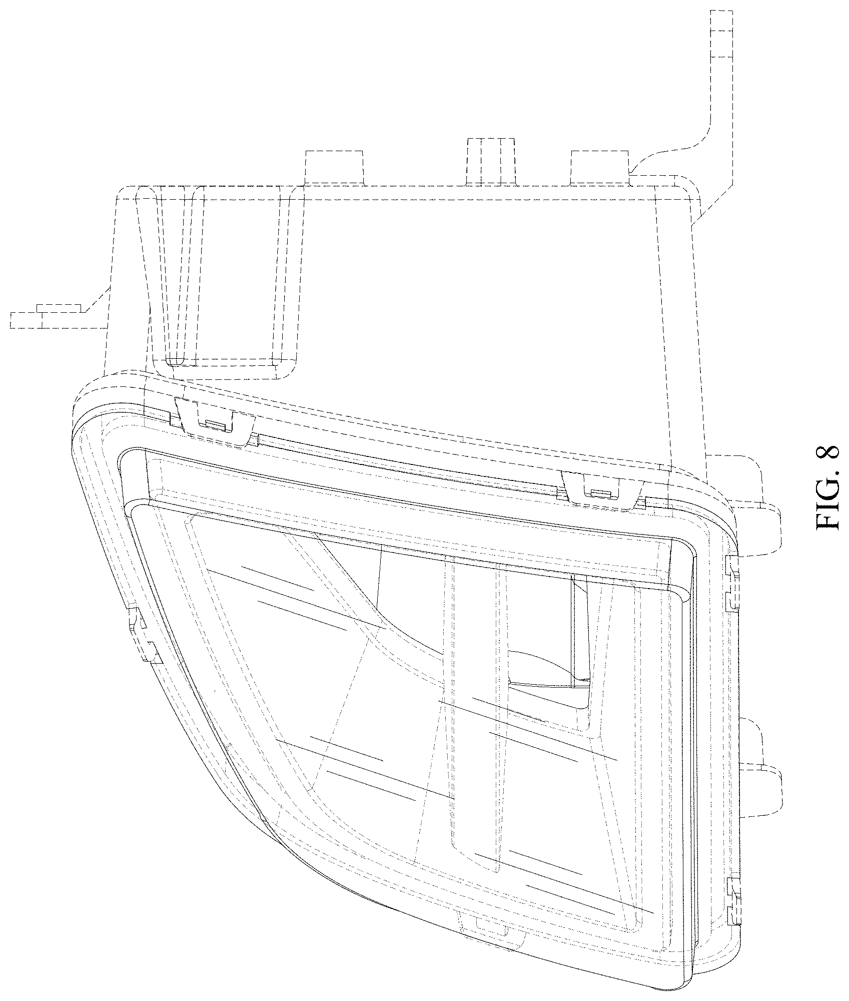 Patent USD1000650 Figure 8 – Fog light