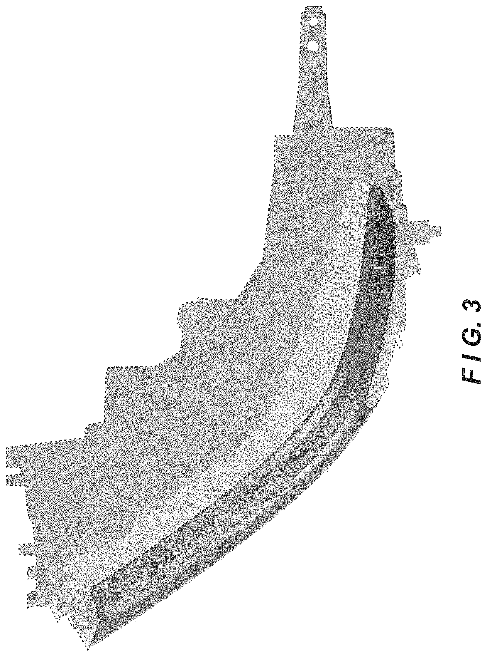 Patent USD1000655 Figure 3 – Headlamp for an automobile