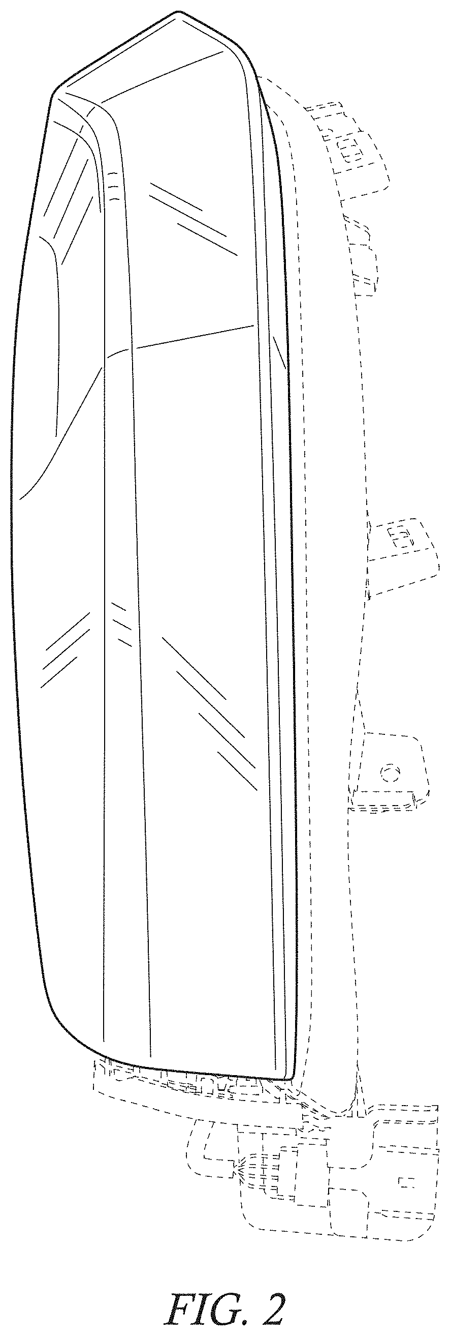 Patent USD1000658 Figure 2 – Vehicle taillamp