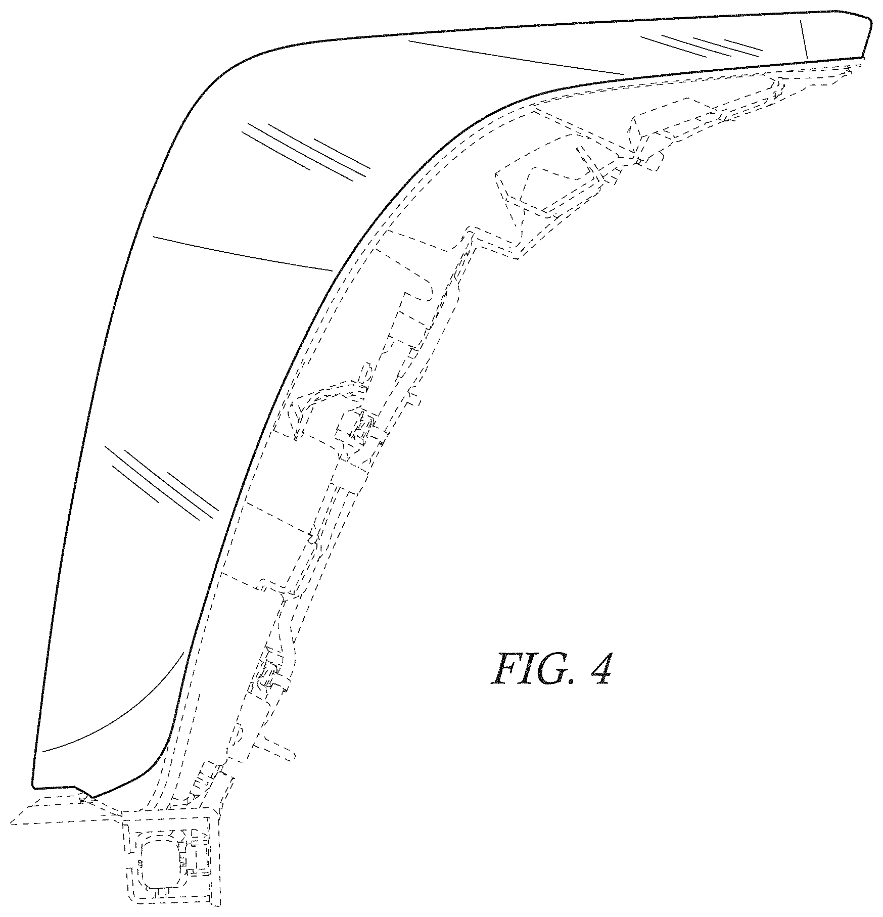 Patent USD1000658 Figure 4 – Vehicle taillamp