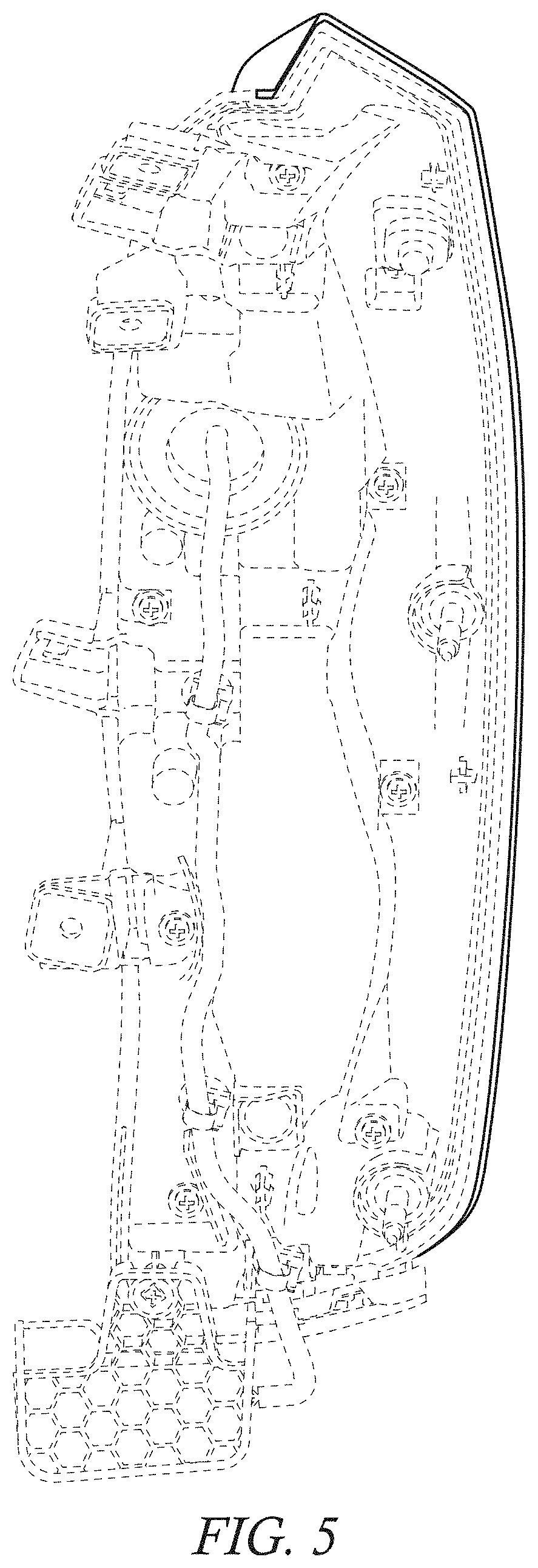 Patent USD1000658 Figure 5 – Vehicle taillamp