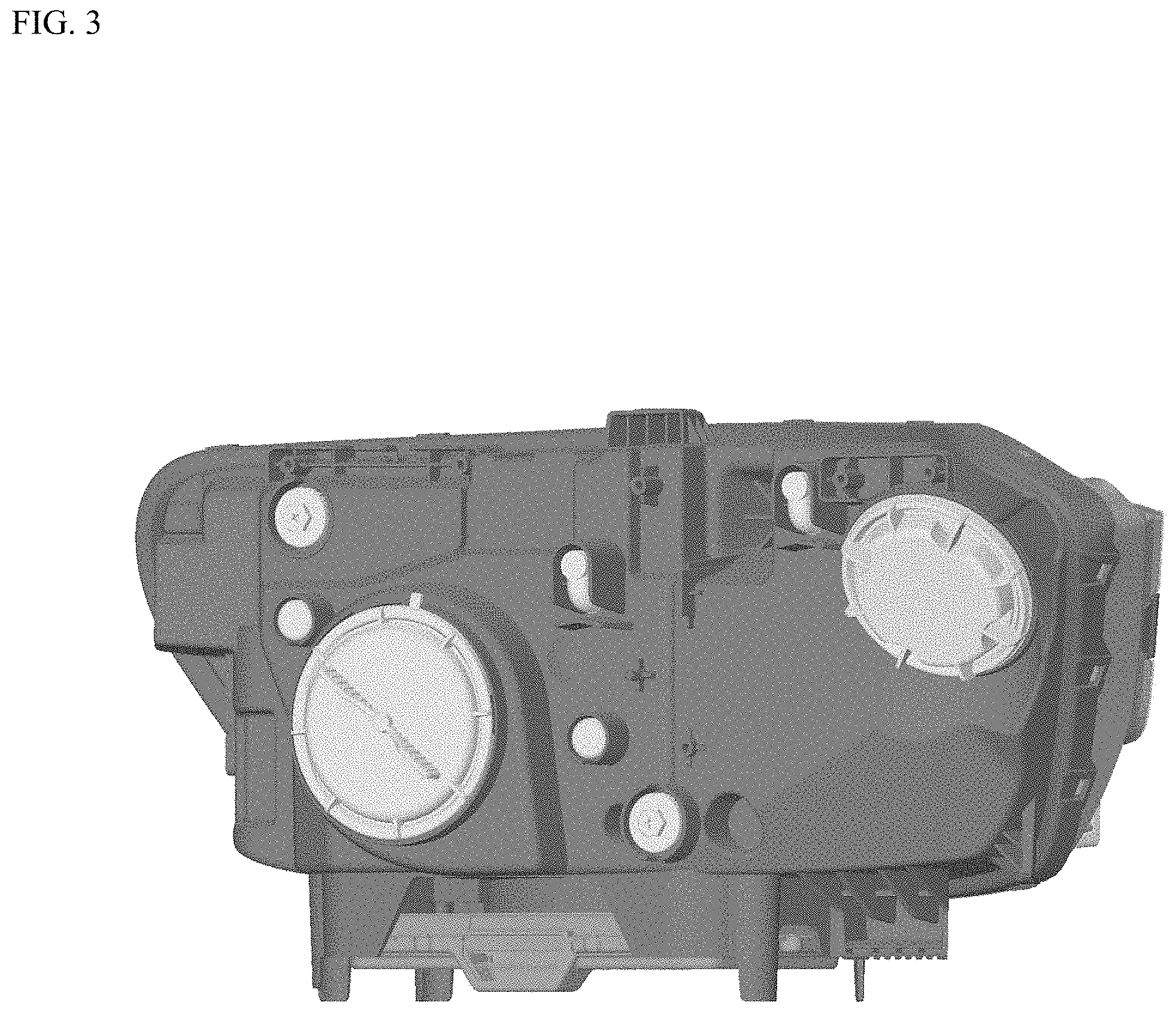 Patent USD1000659 Figure 3 – Head lamp for vehicles