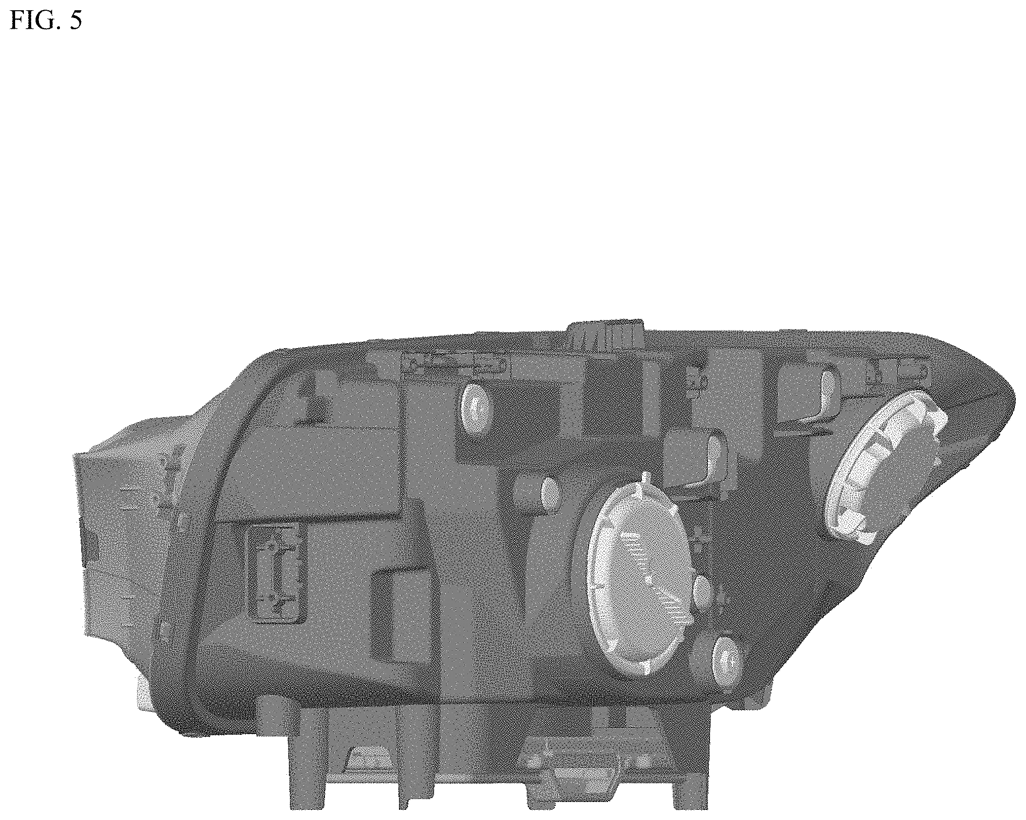 Patent USD1000659 Figure 5 – Head lamp for vehicles