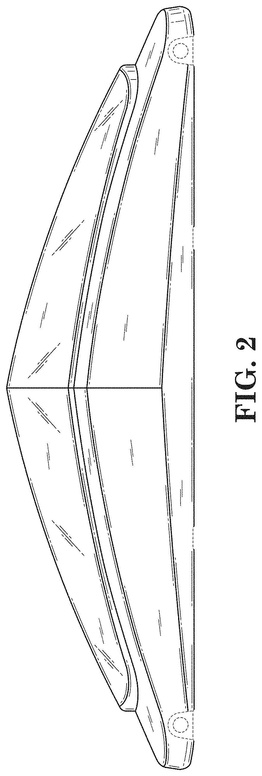 Patent USD1000660 Figure 2 – Motorcycle tail light