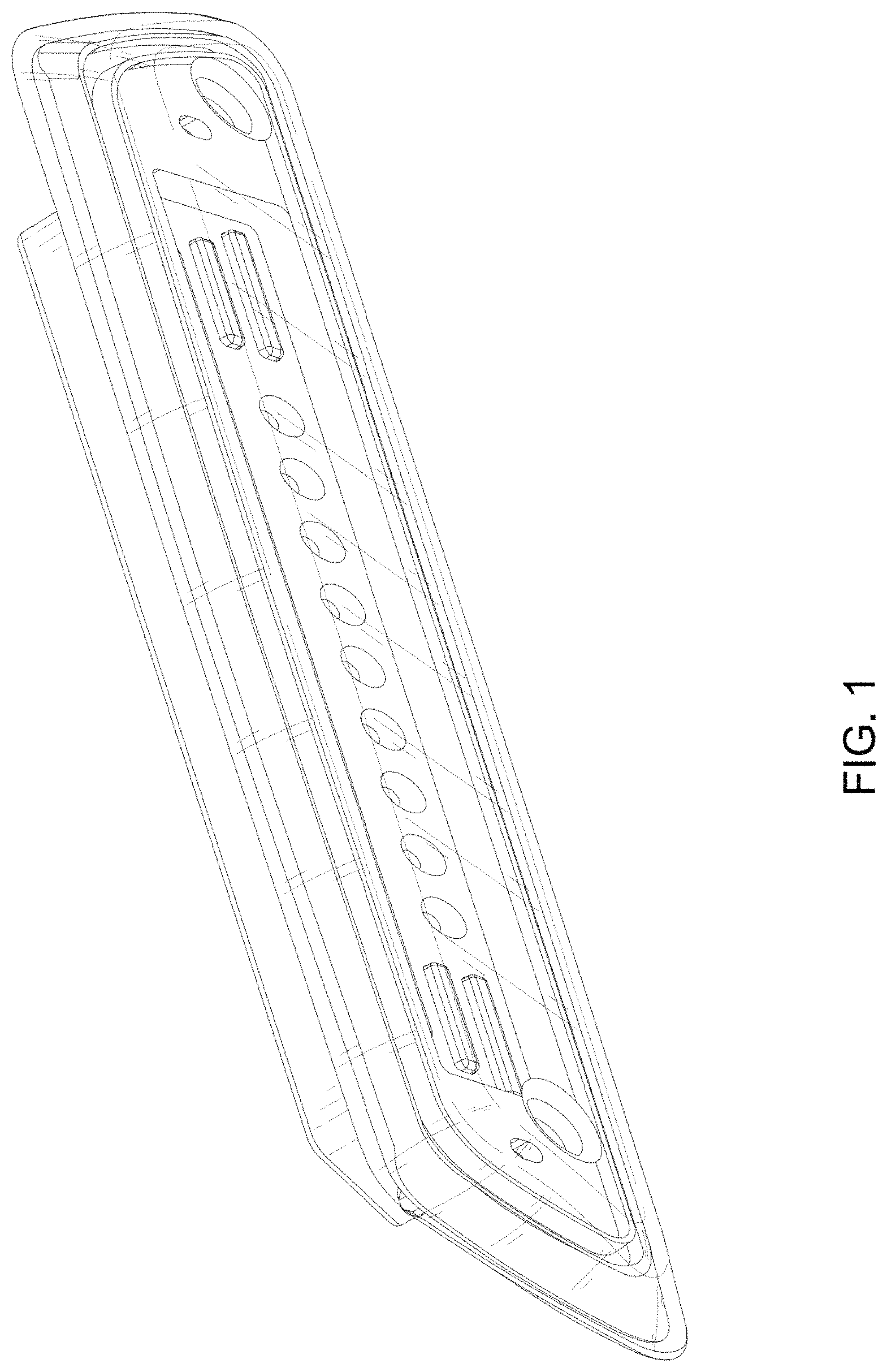 Patent USD1000661 Figure 1 – Brake light