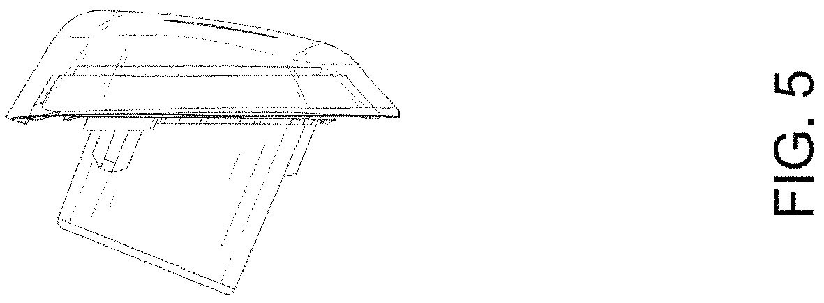 Patent USD1000661 Figure 5 – Brake light