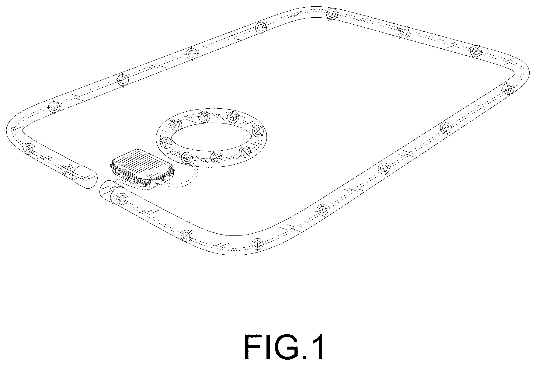 Patent USD1000664 Figure 1 – Lighting apparatus