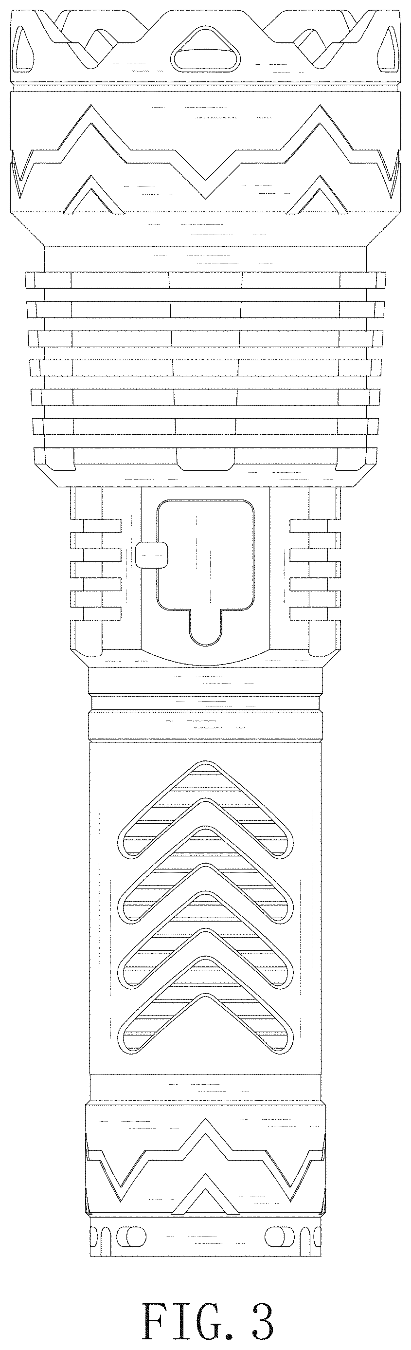 Patent USD1000665 Figure 3 – Flashlight