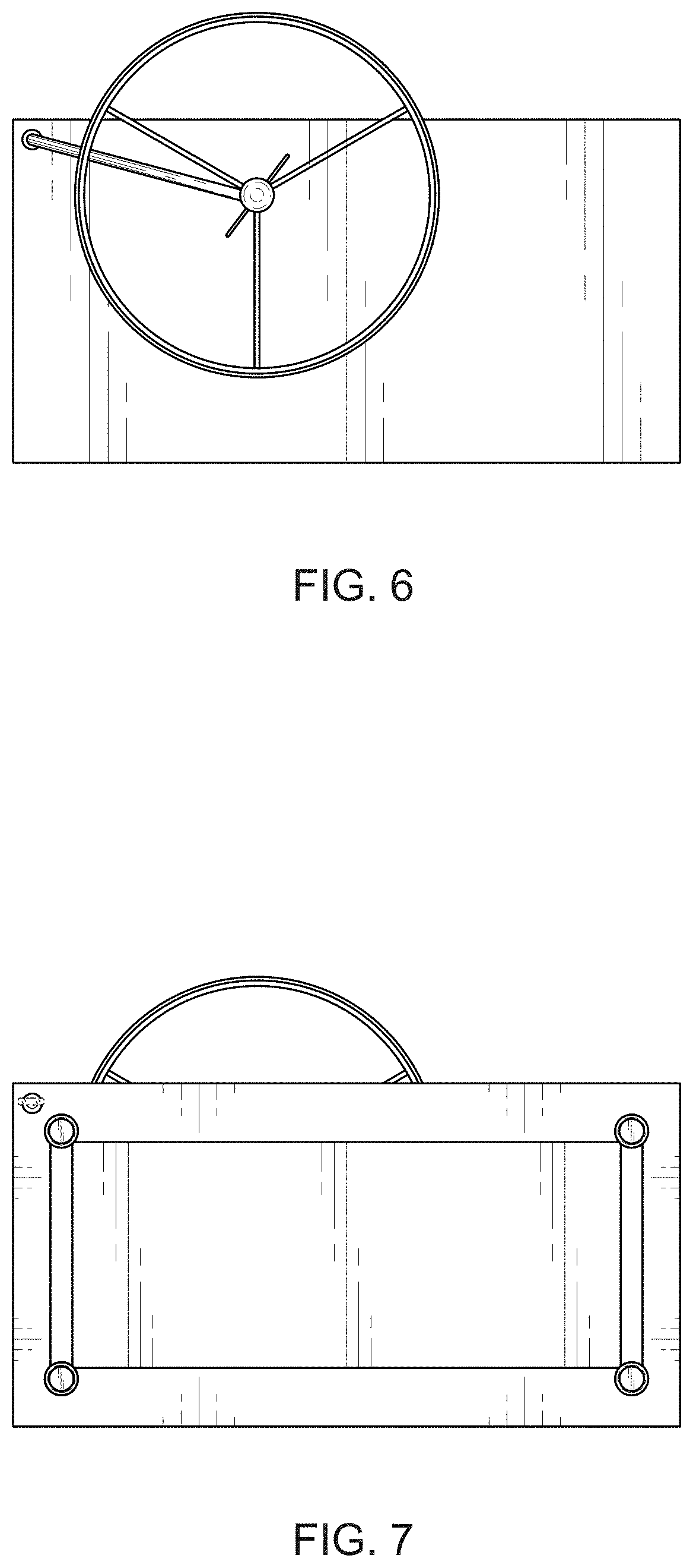 Patent USD1000666 Figure 5 – Floor lamp with end table