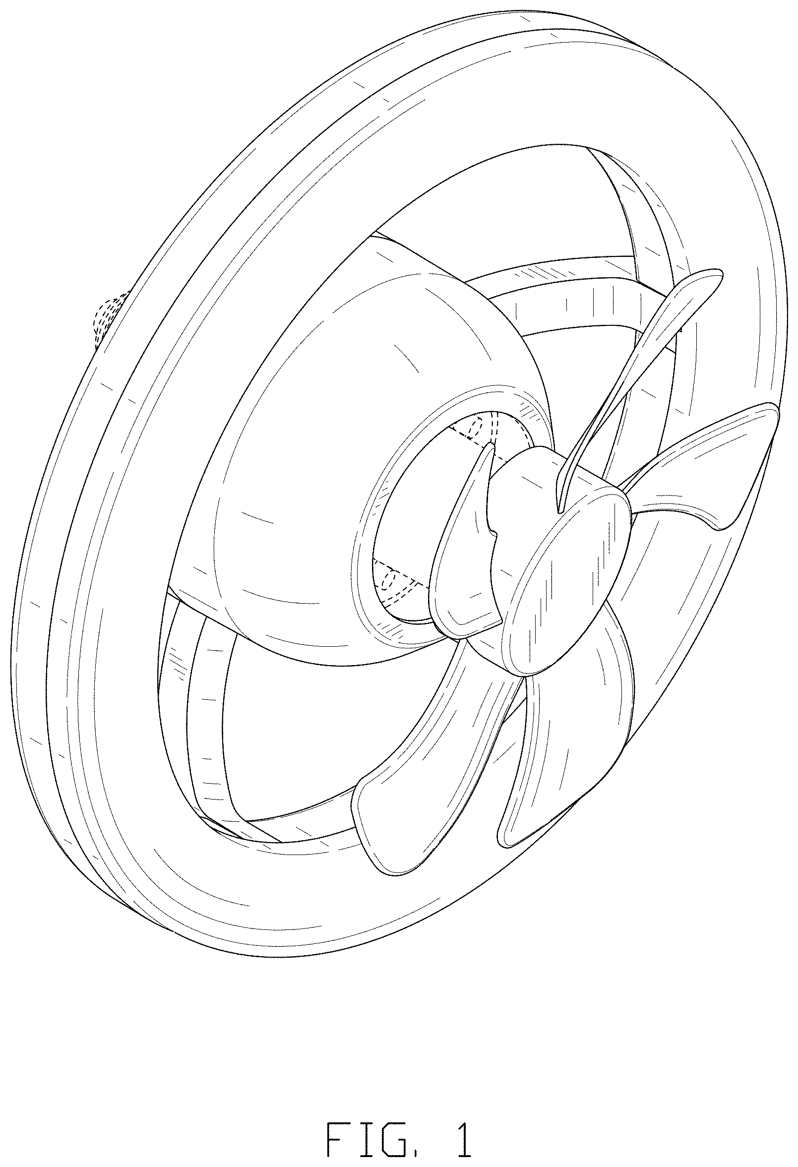 Patent USD1000667 Figure 1 – Fan light